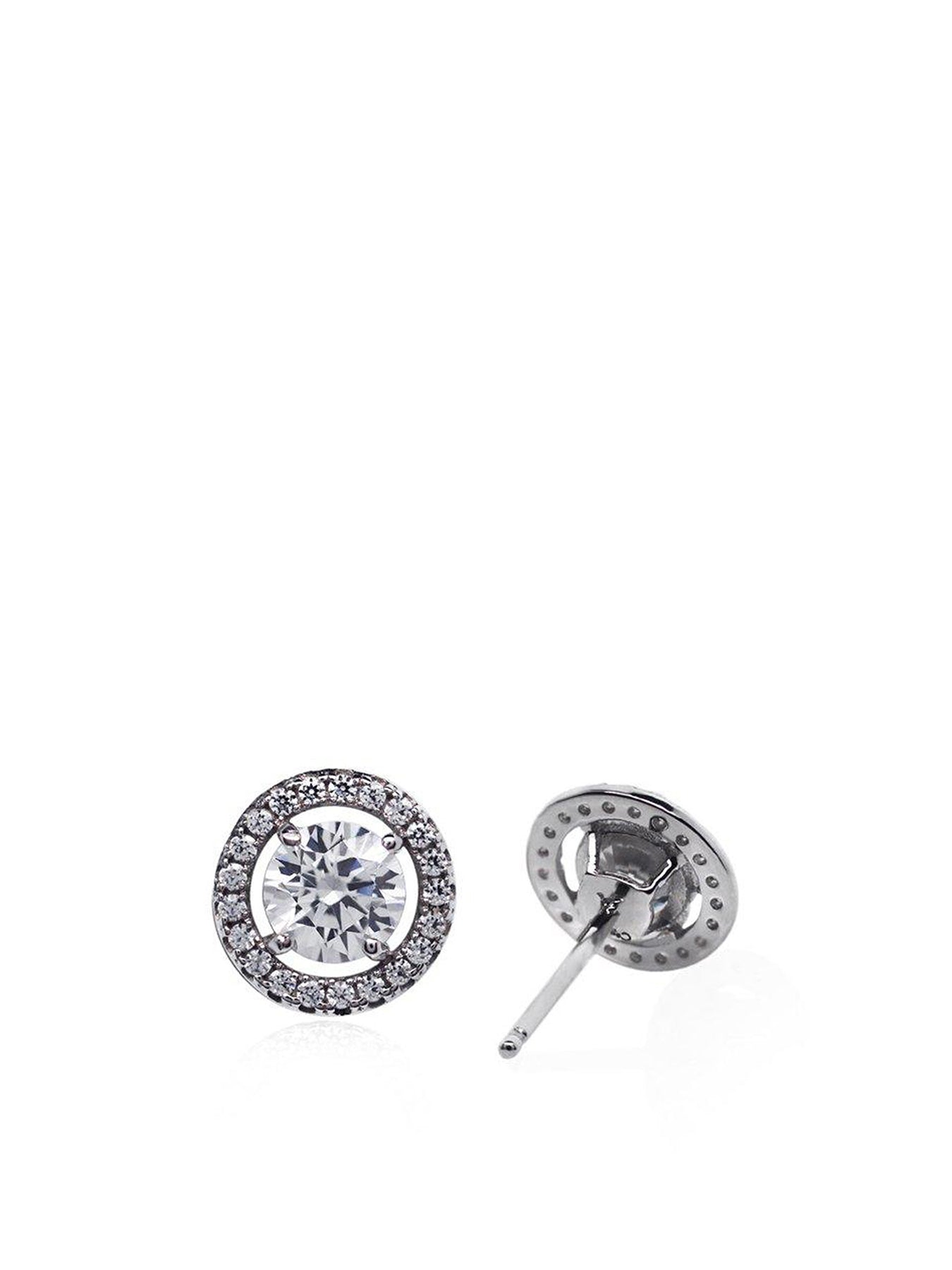 Classic Round Borderset Stud Earrings