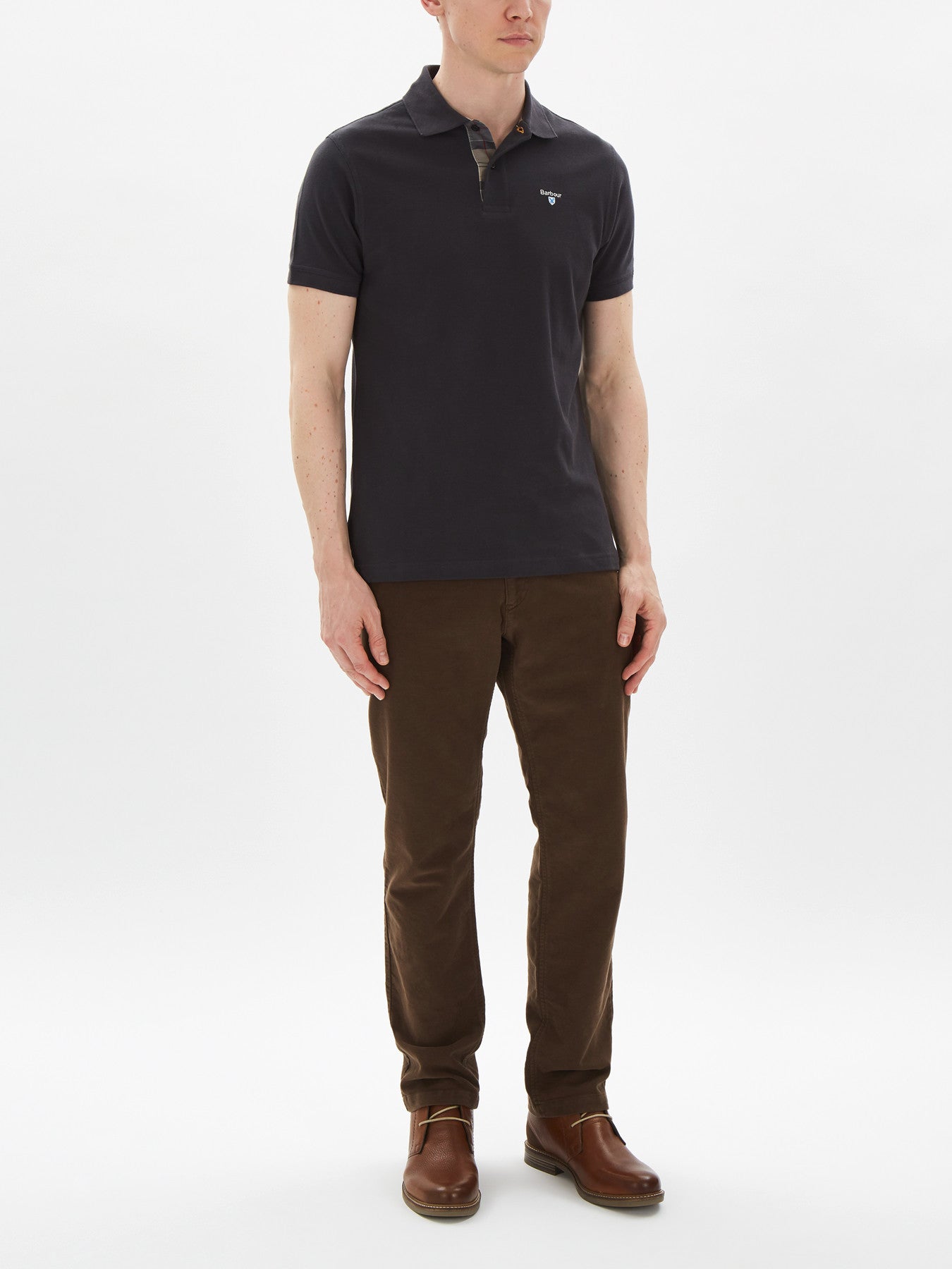 Tartan Pique Polo T-Shirt