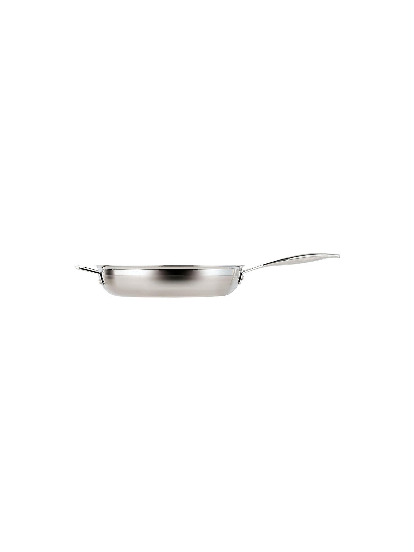 3-Ply Stainless Steel Non-Stick Frying Pan with Helper Handle 30 cm