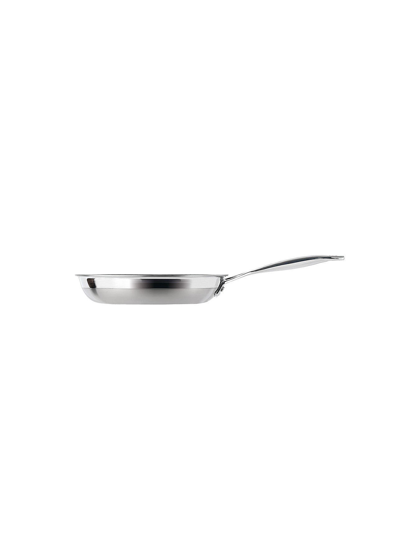 3-Ply Stainless Steel Uncoated Frying Pan 24cm