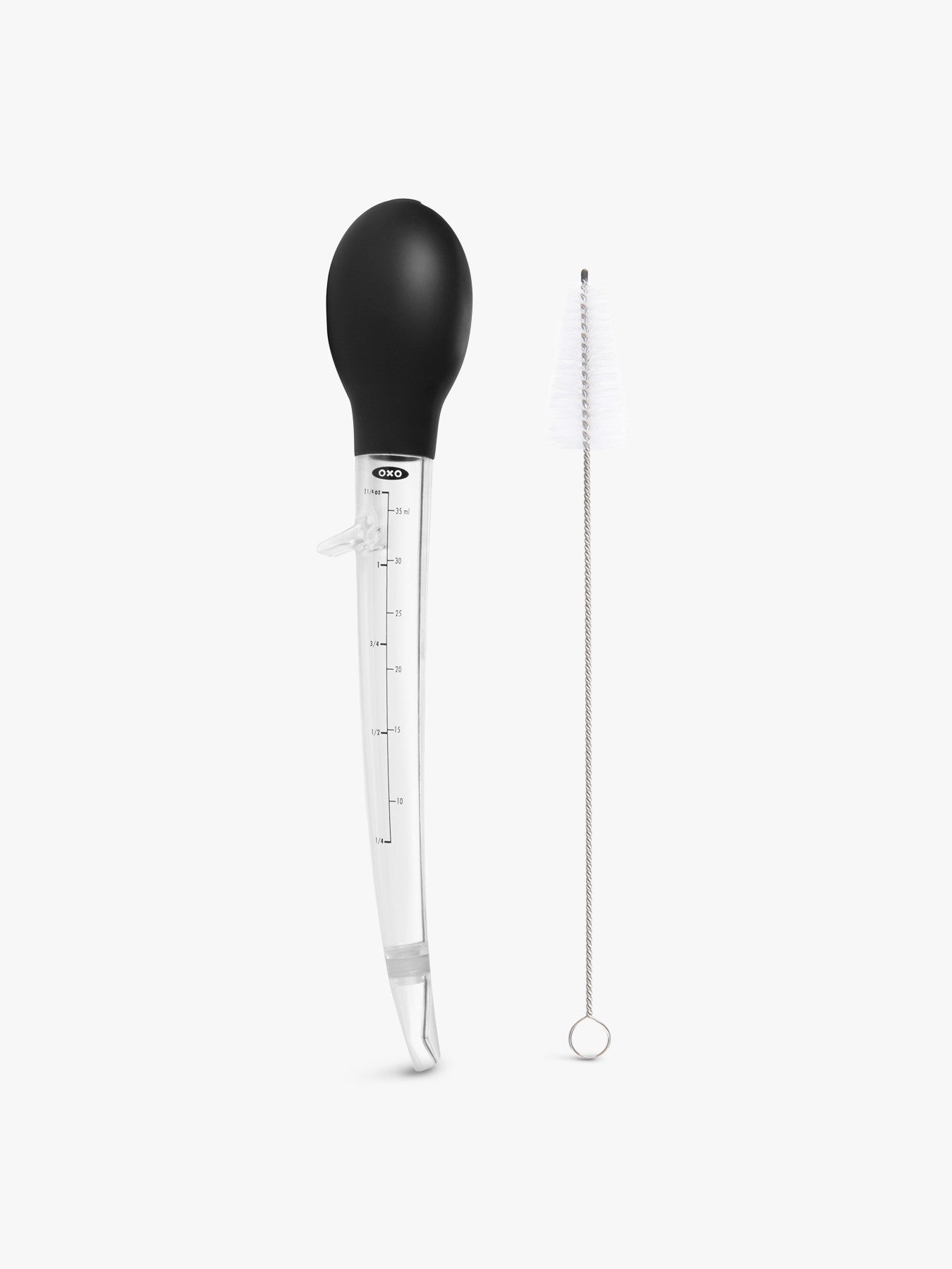 Angled Baster With Cleaning Brush