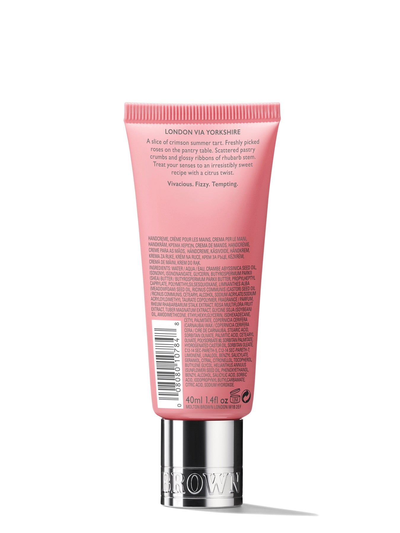 Delicious Rhubarb Rose Hand Cream 40ml