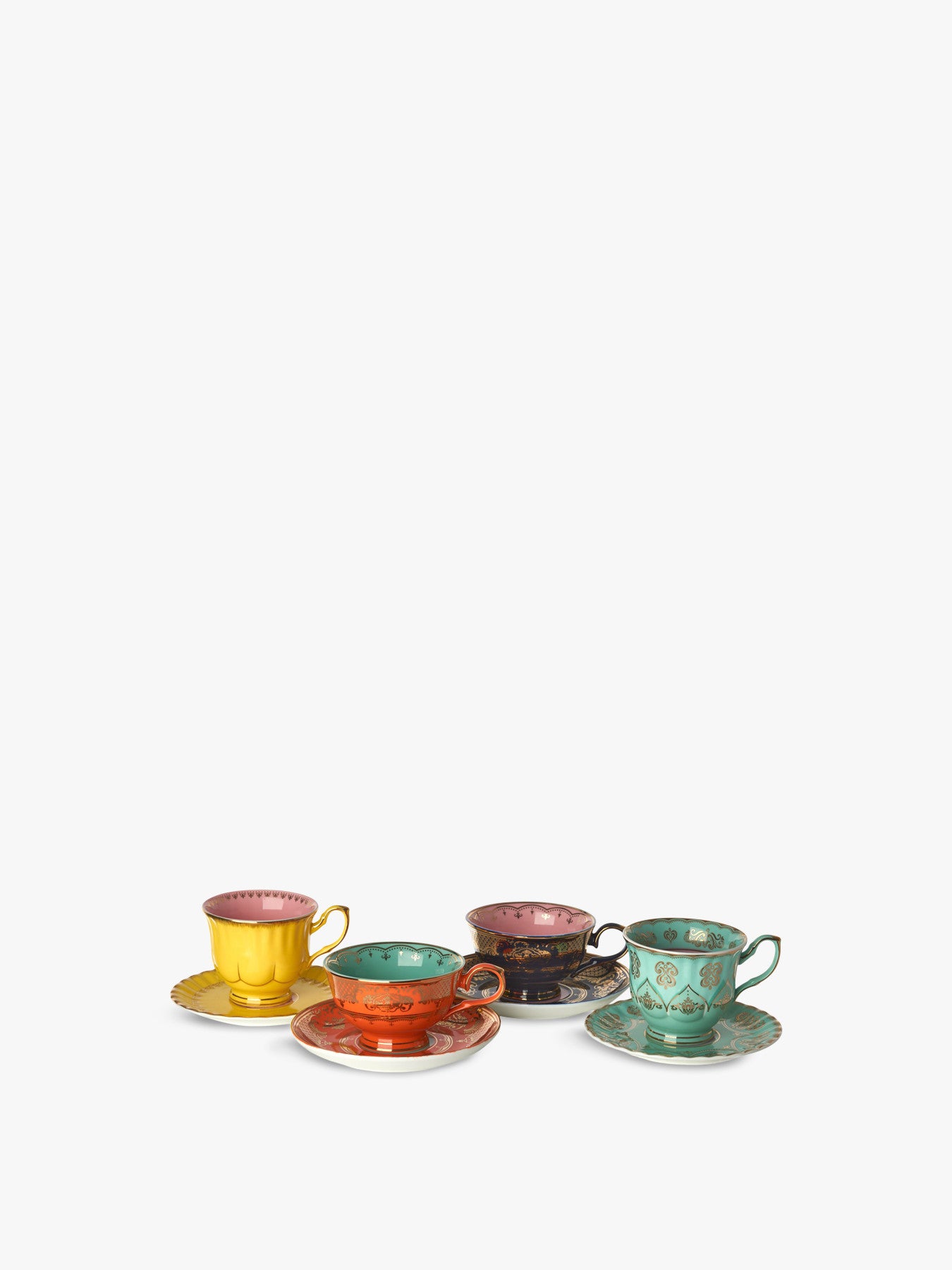 Grandpa Cup and Saucer Tea Set, Set of 4, 220ml