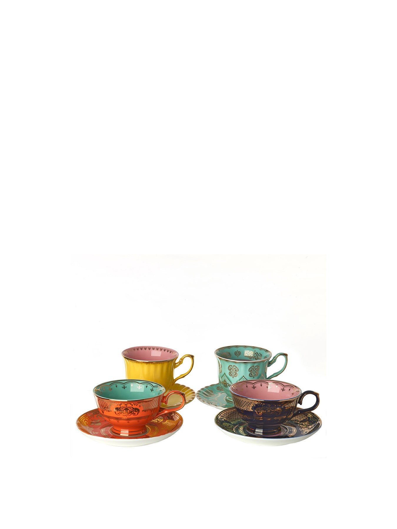 Grandpa Cup and Saucer Tea Set, Set of 4, 220ml