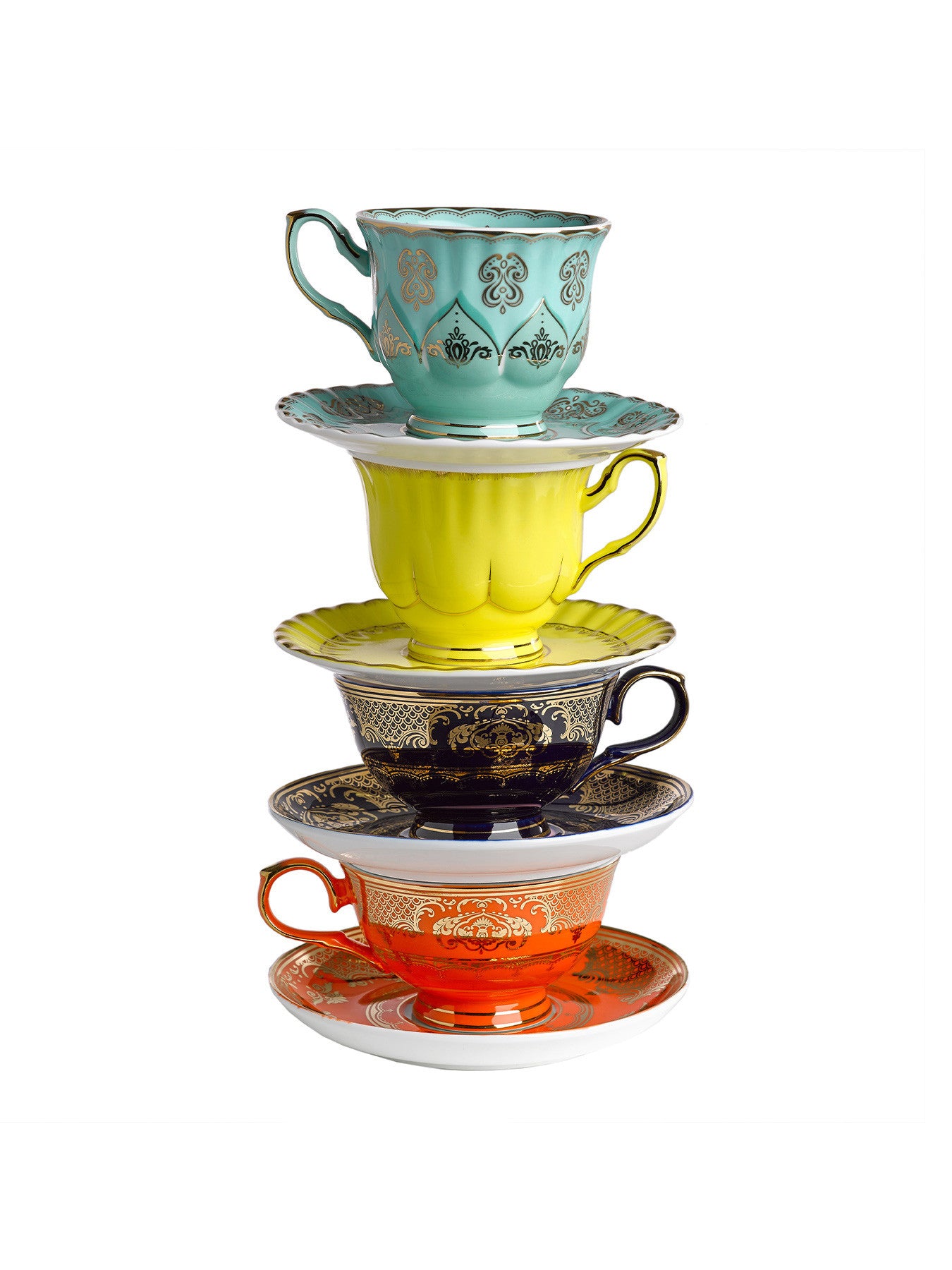 Grandpa Cup and Saucer Tea Set, Set of 4, 220ml