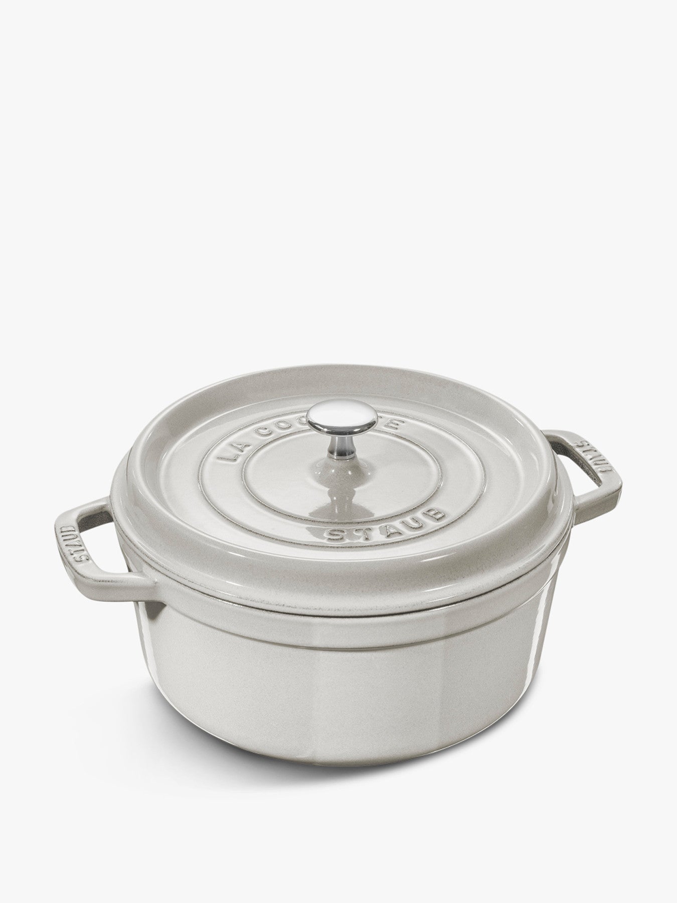 White Truffle Cocotte Round 26cm White