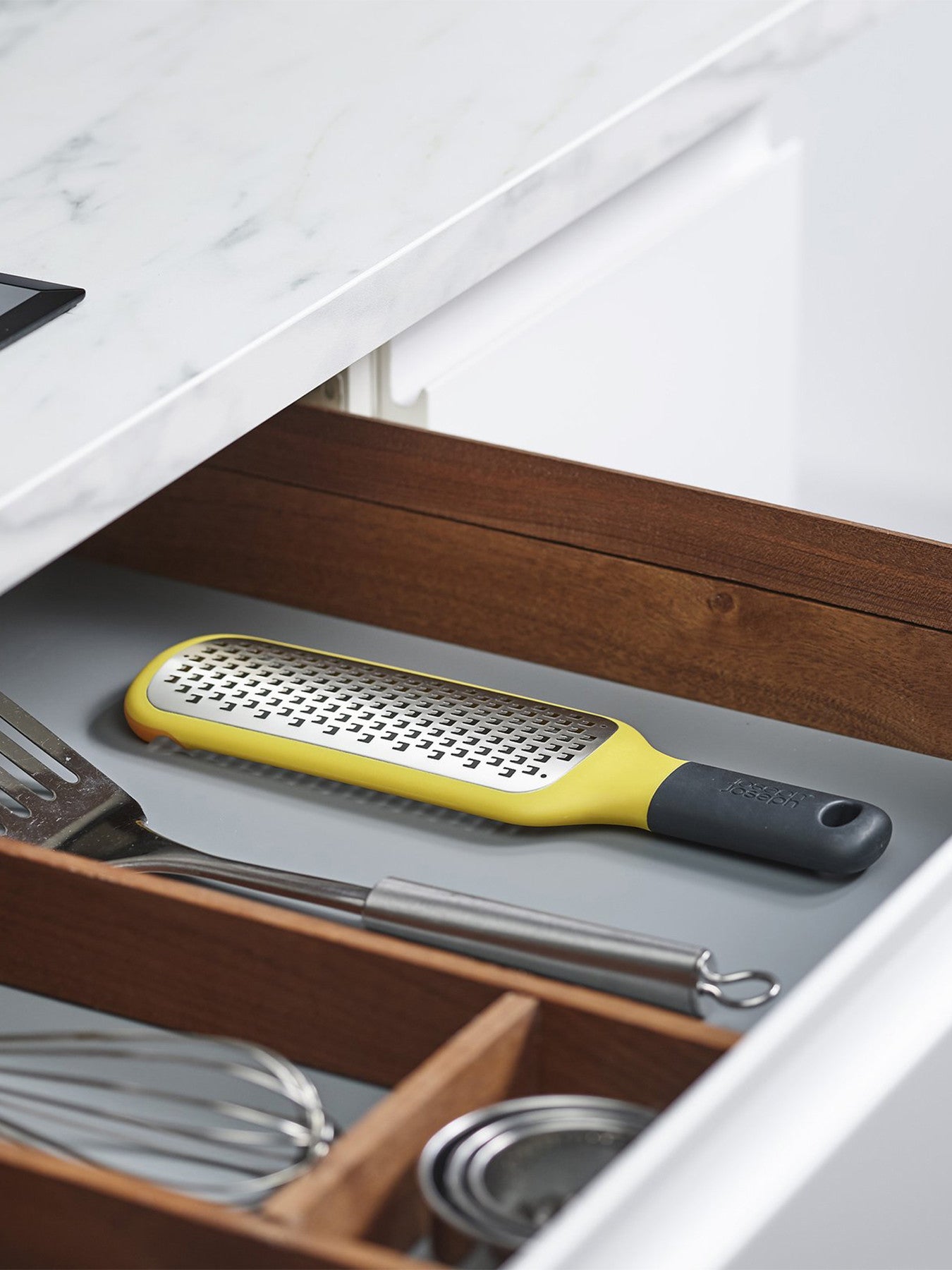 GripGrater Paddle Grater with Bowl Grip