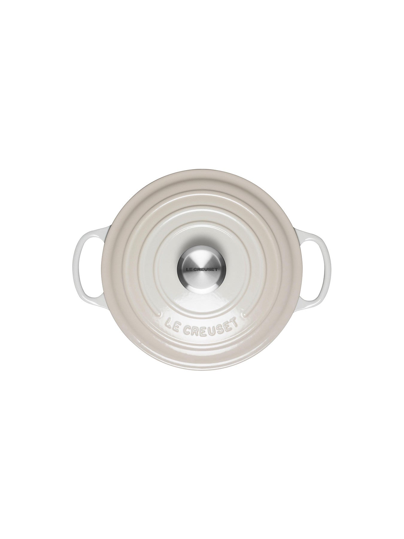 Cast Iron Round Casserole 24cm Meringue