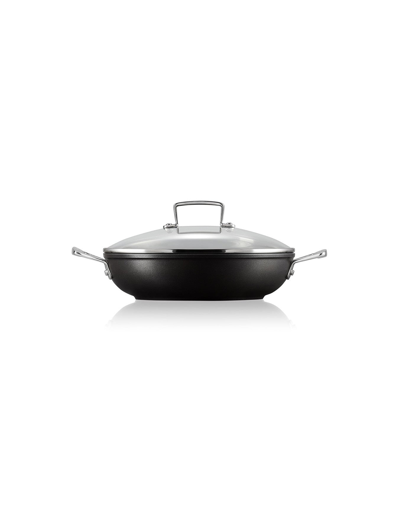 Toughened Non Stick Shallow Casserole with lid 26cm