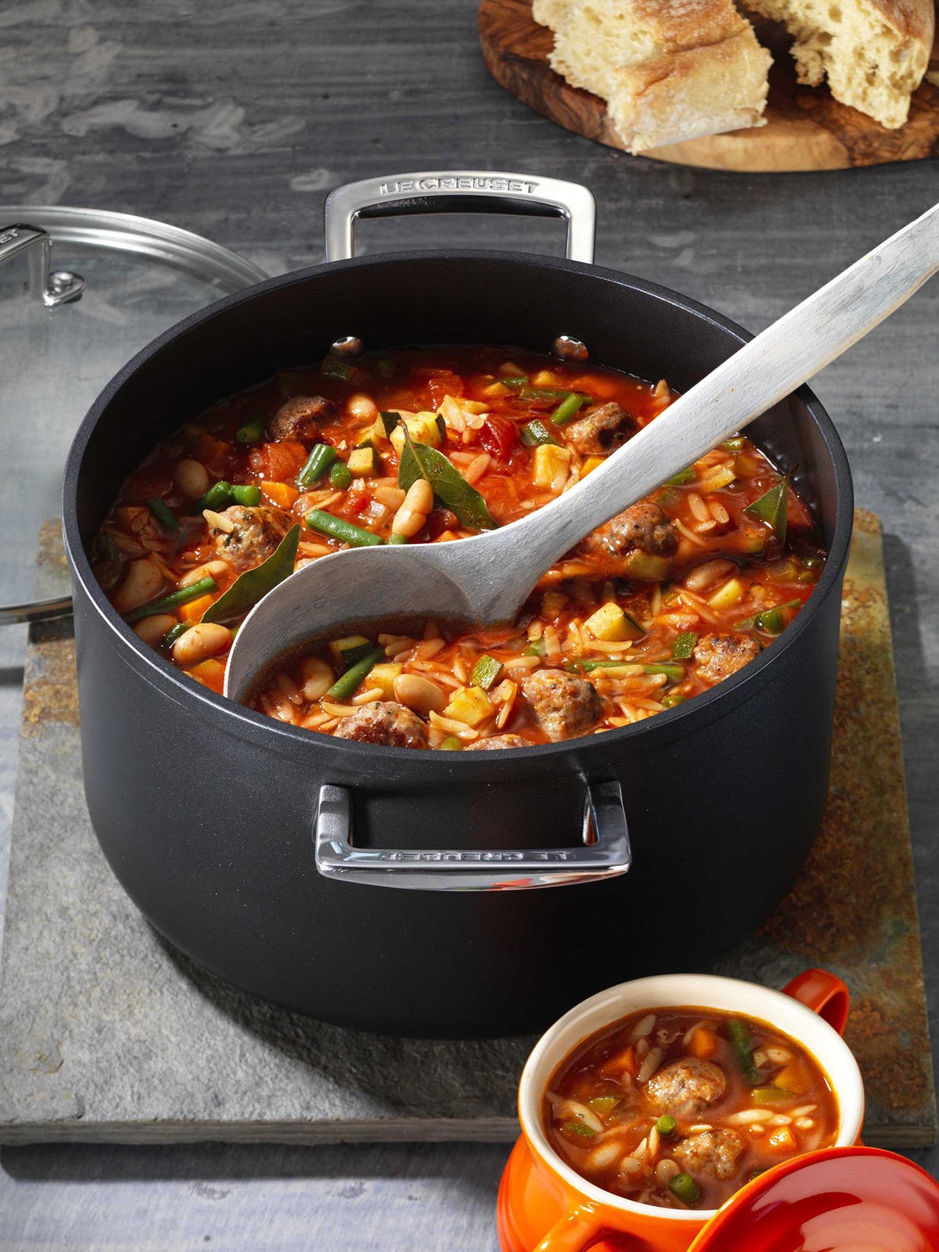 Toughened Non Stick Deep Casserole 28cm