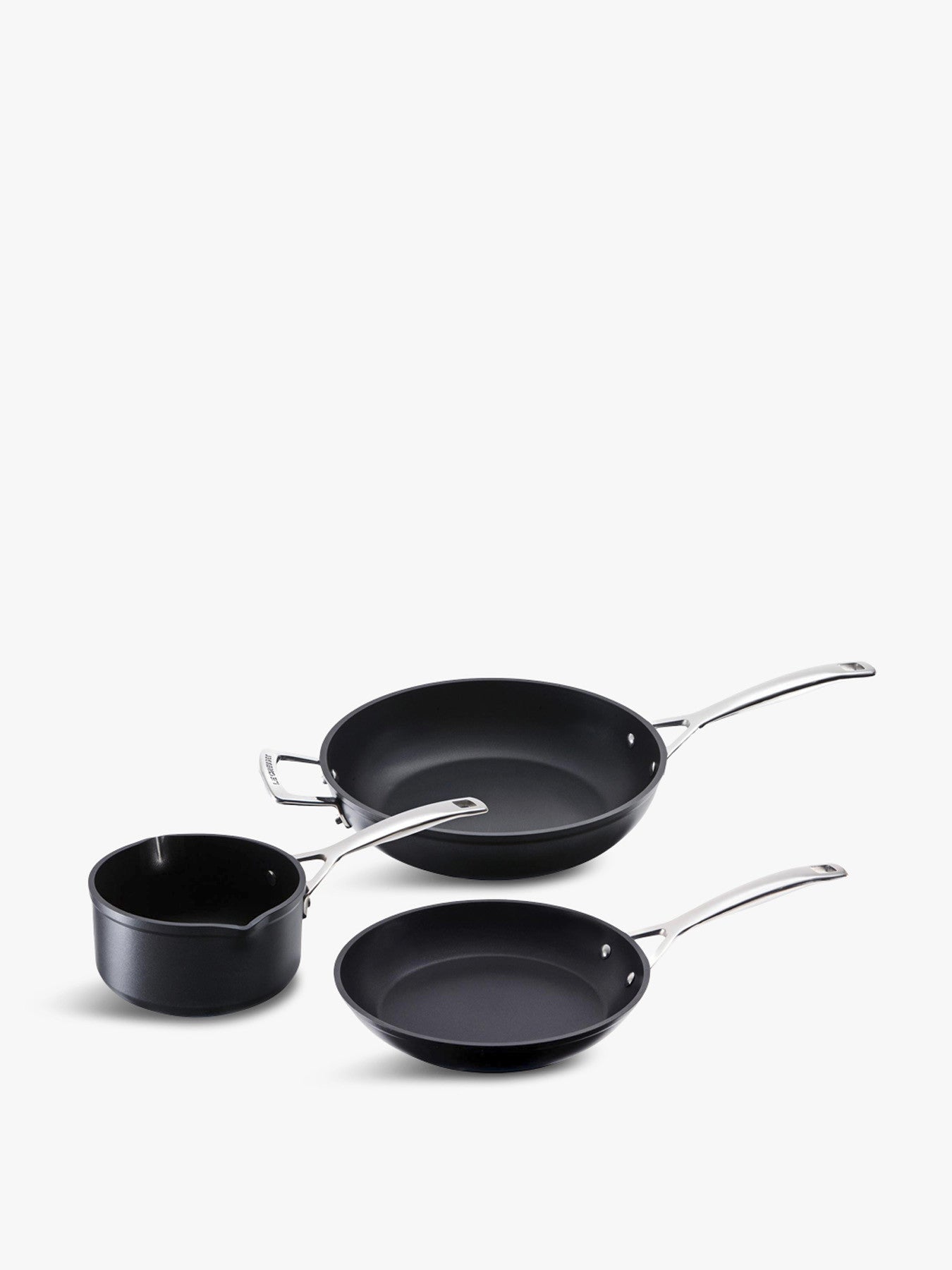 Toughened Non-Stick 3-piece Cookware Set