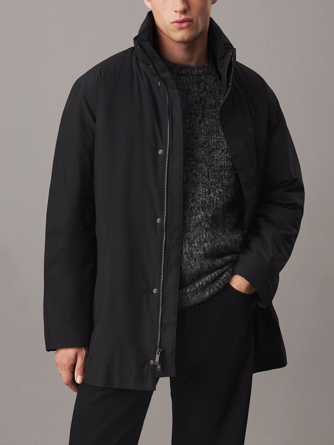 Mid Length Parka Jacket