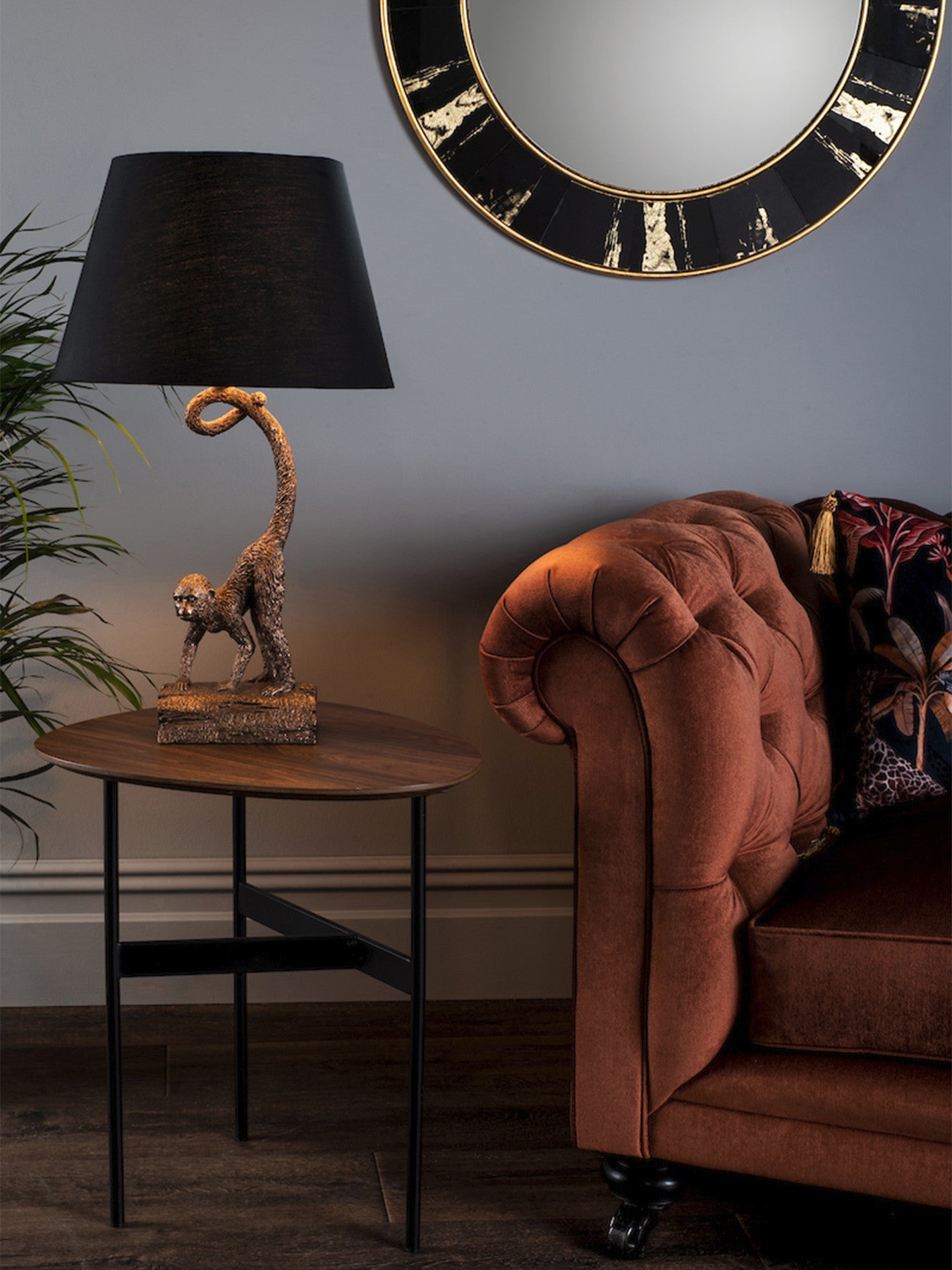 Sidone Round Mirror