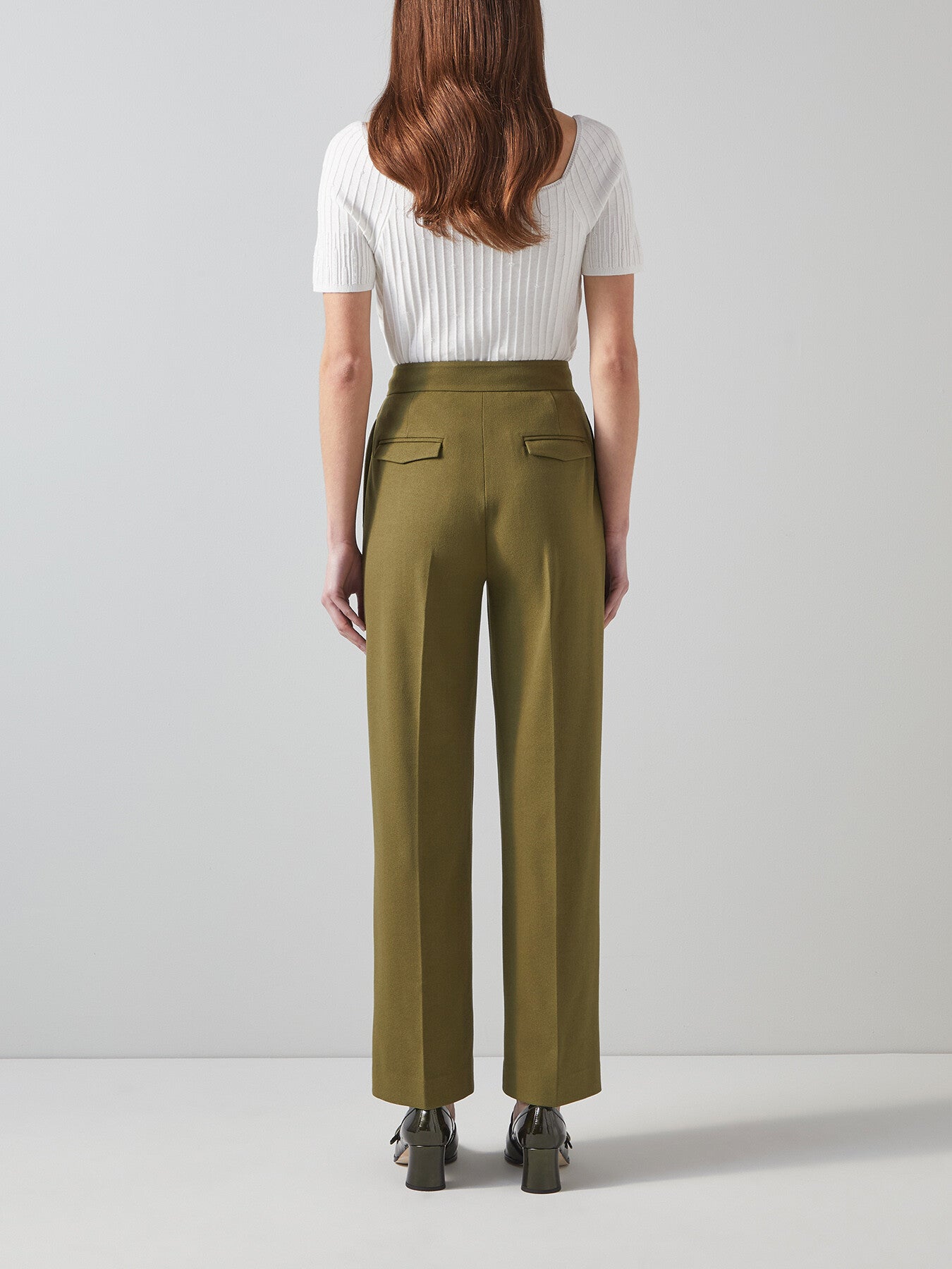 Billie Olive Tailored Crop Wide Trouser