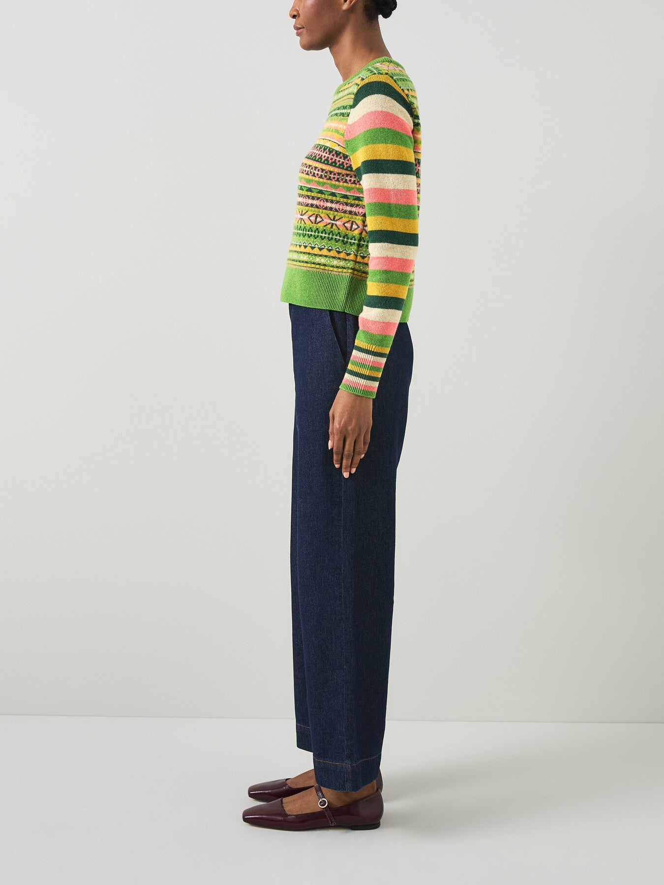 Greta Deep Indigo High Waist Straight Jean