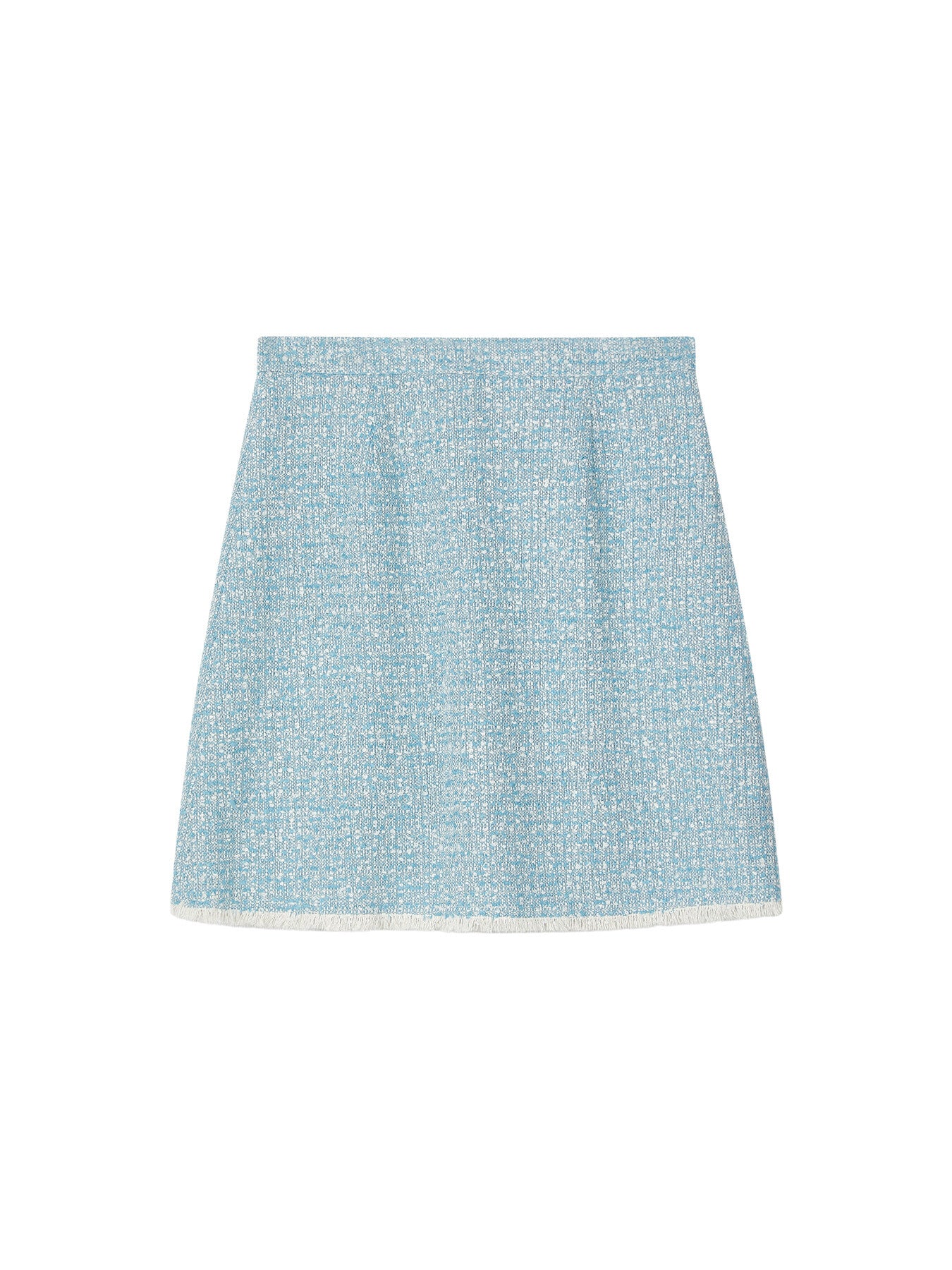 Karis Italian Recycled Cotton Blend Tweed Skirt