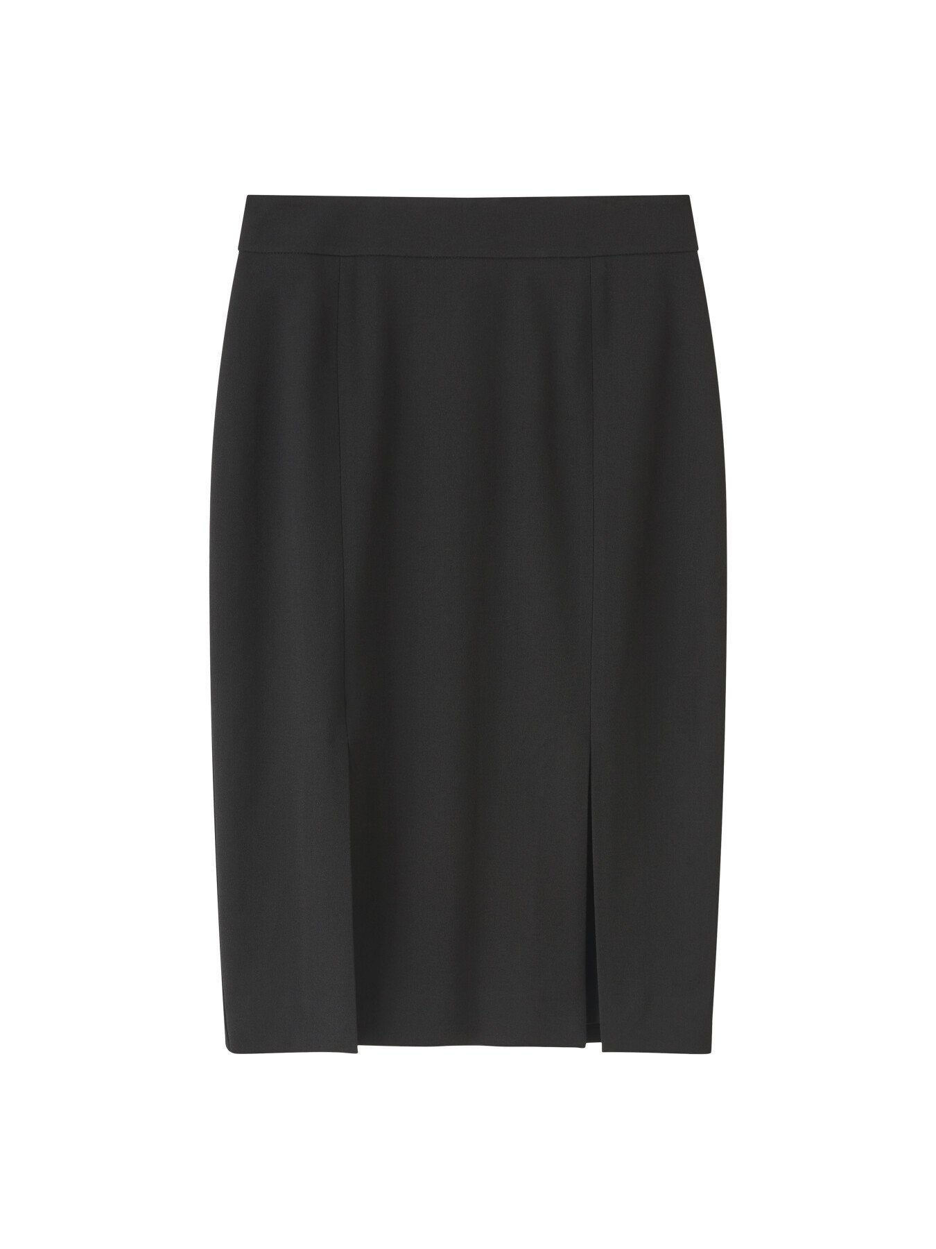 Sky Lenzing™ Ecovero™ Viscose Blend Crepe Pencil