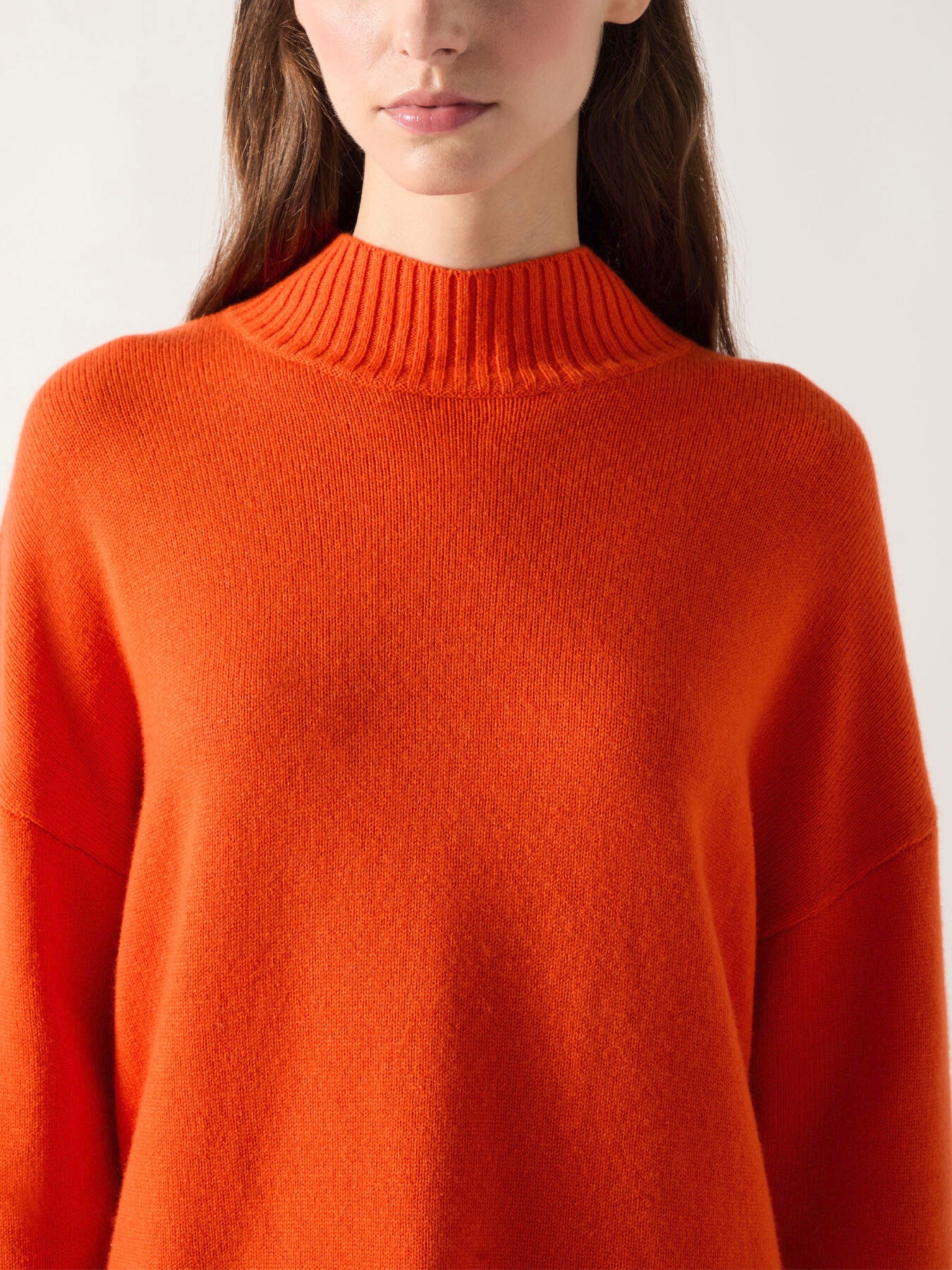 Pull Manches Courtes Rouge Foncé Paul Harris Design - Col Montant - Taille M Pour Femme - Occasion
