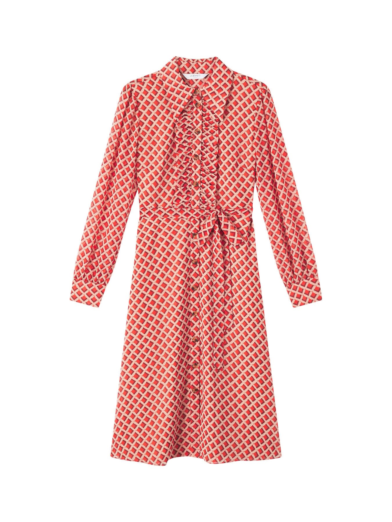 Ensor Graphic Print Shirt Dress