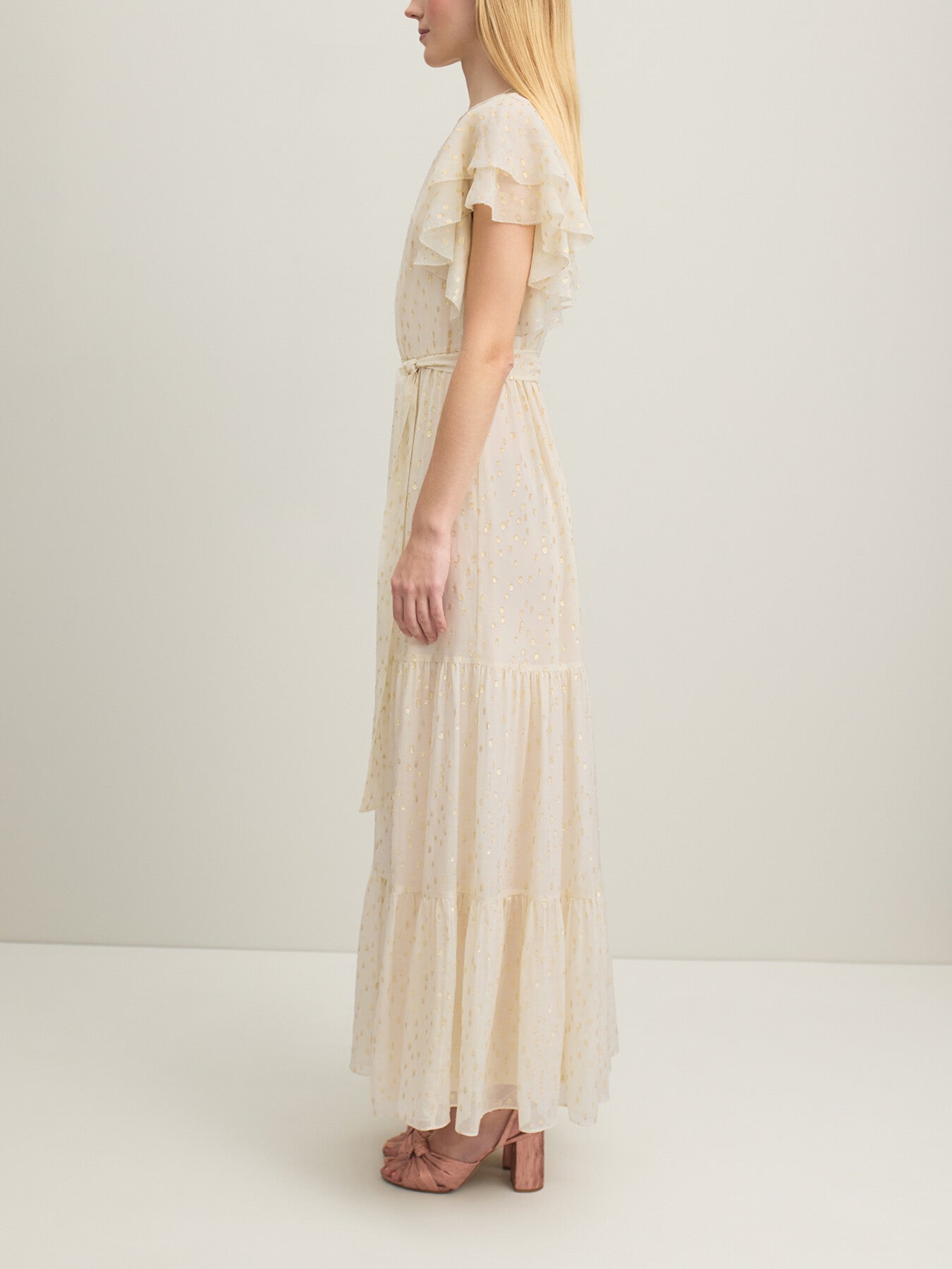 Liv And Gold Silk-Rich Maxi Dress
