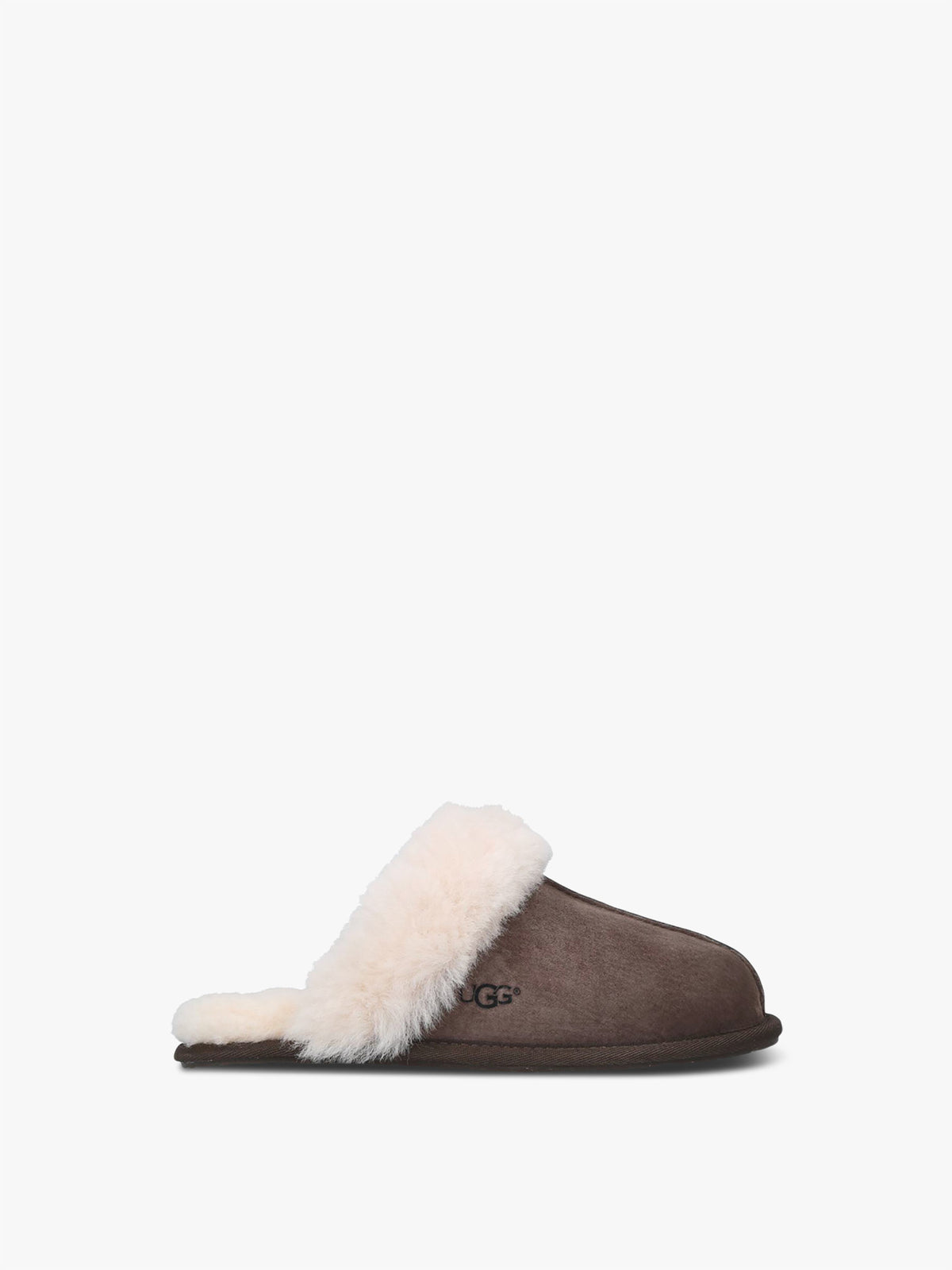 Women’s Scuffette II Shearling Slippers Dark Brown