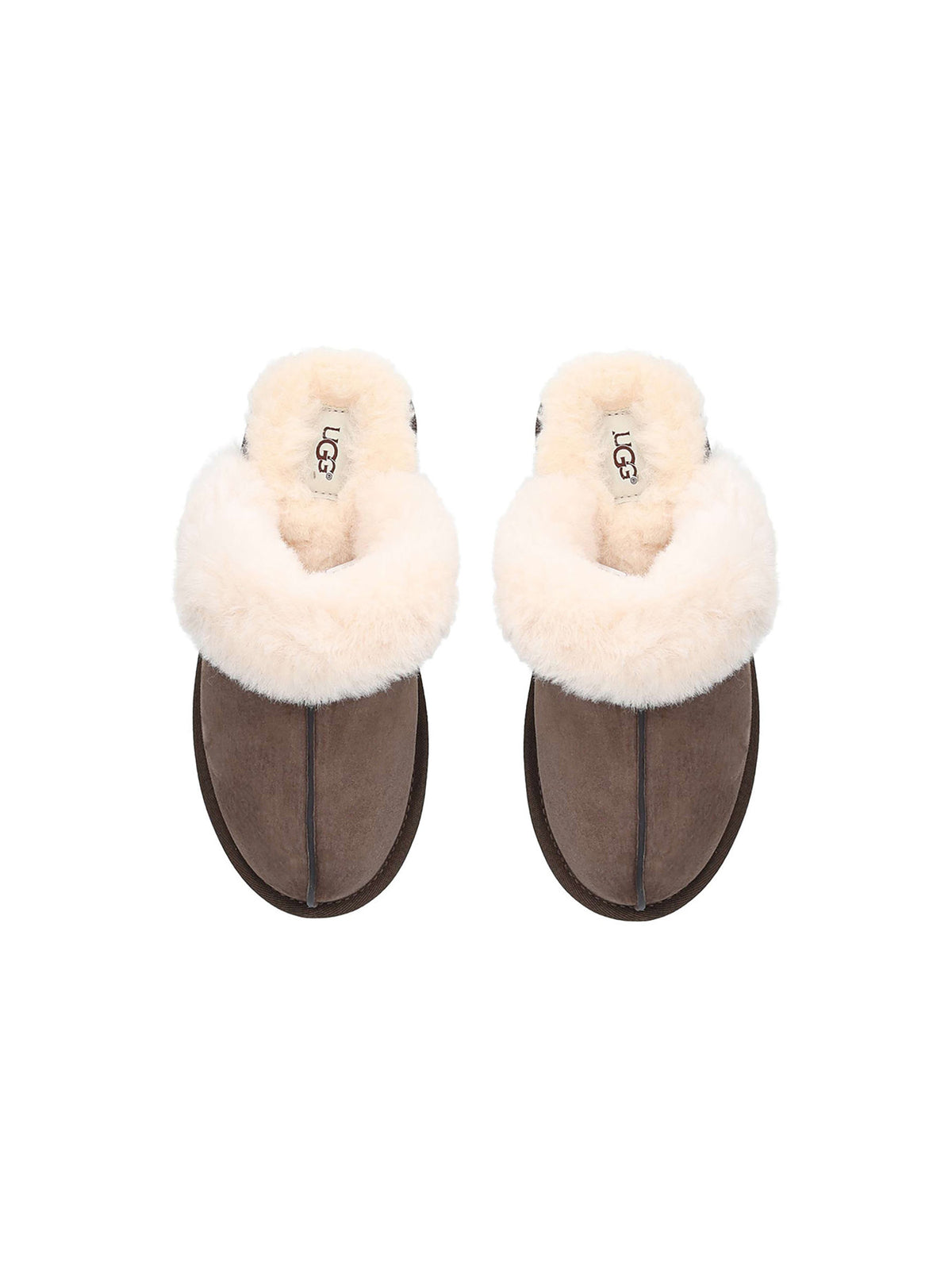 Women’s Scuffette II Shearling Slippers Dark Brown