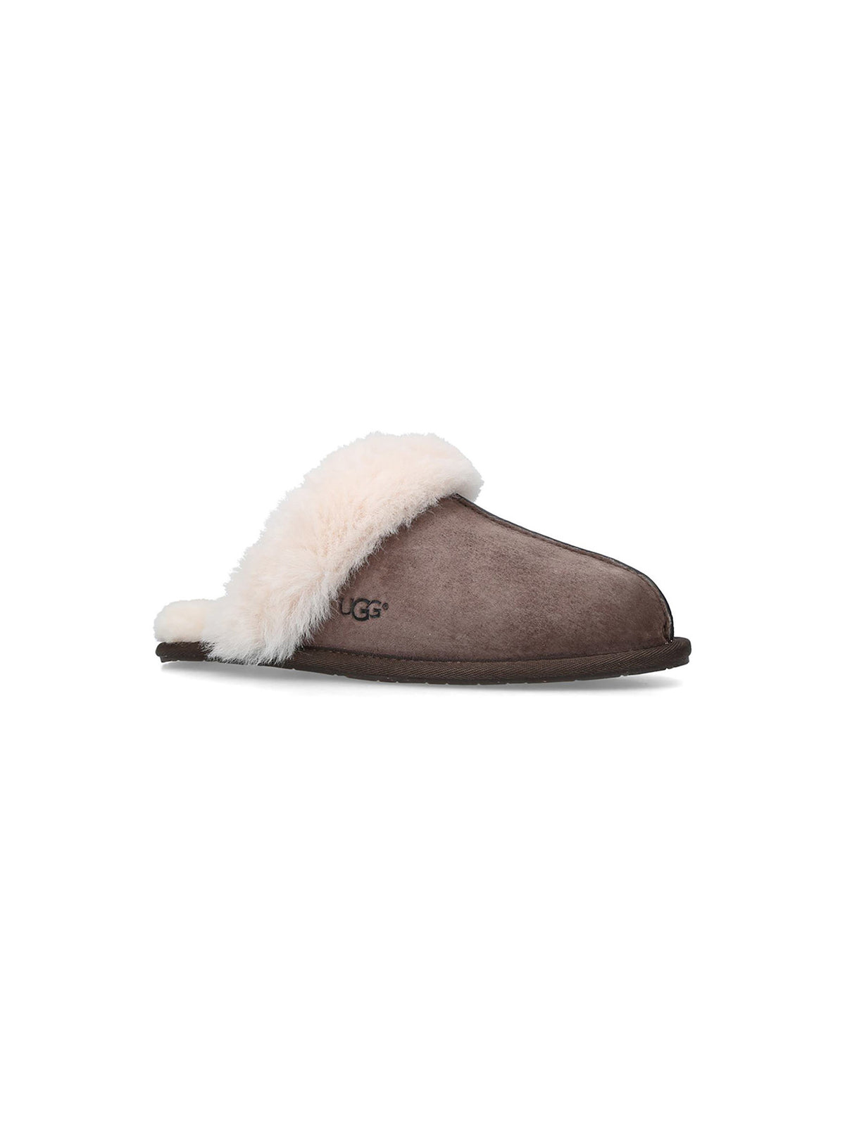 Women’s Scuffette II Shearling Slippers Dark Brown