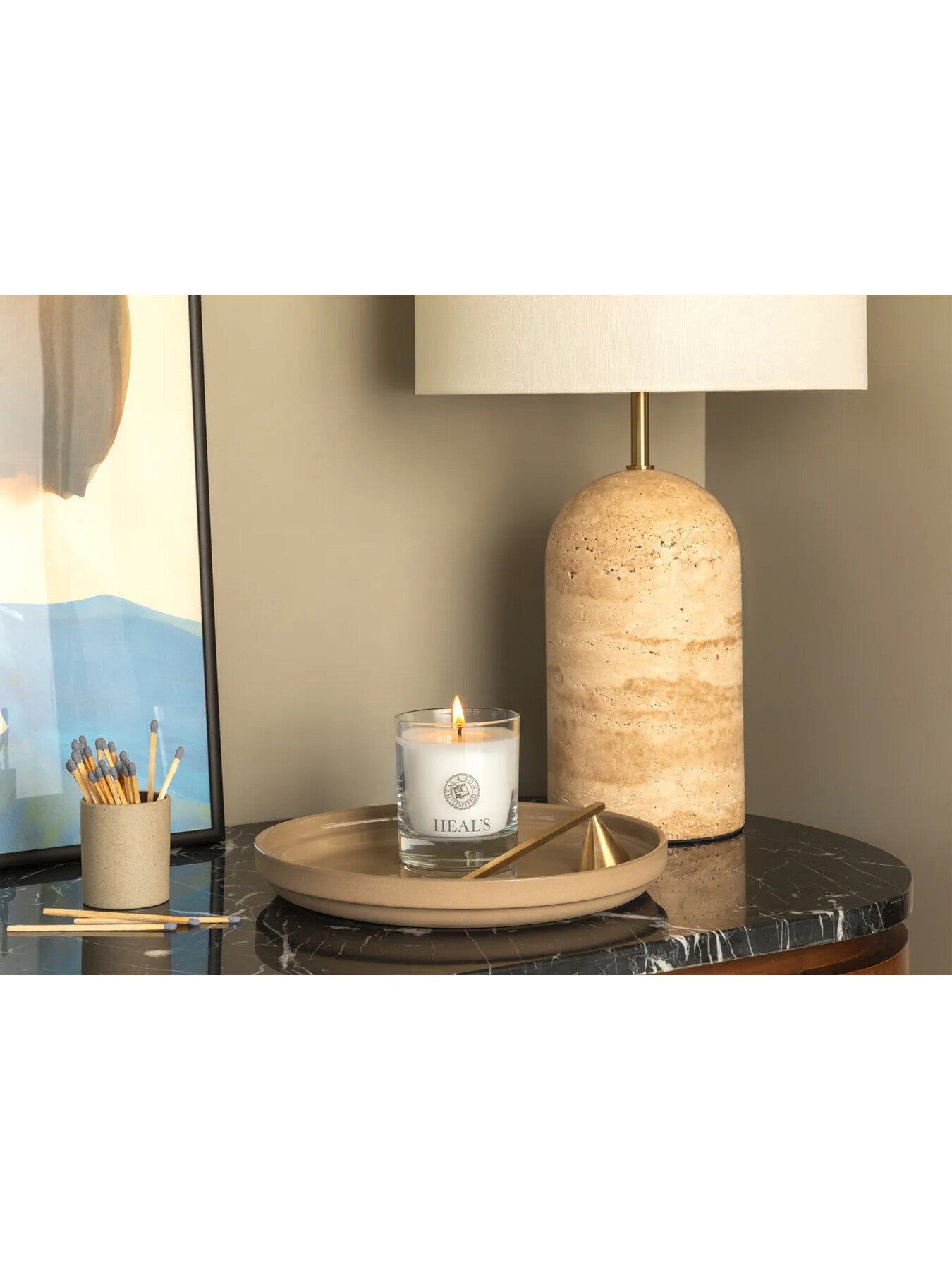 Yuzu & Cypress Scented Glass Candle