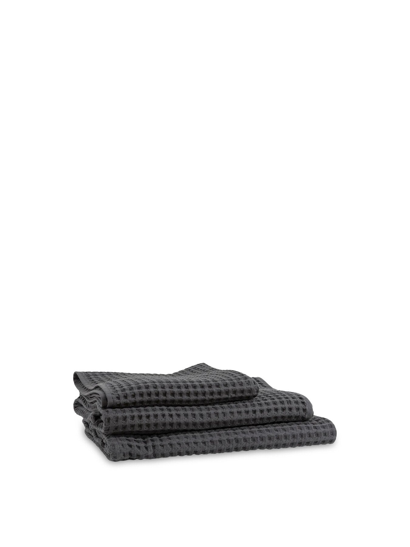 Waffle Hand Towel Grey