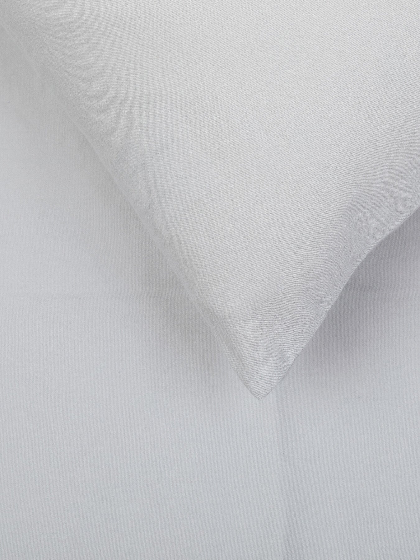 Organic Cotton Sateen Fitted Sheet Grey