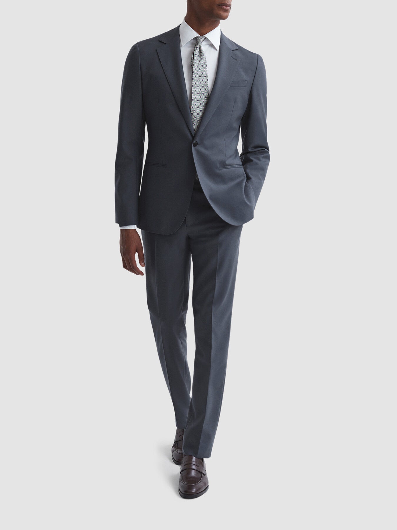 Fine Single Breasted Wool Blazer