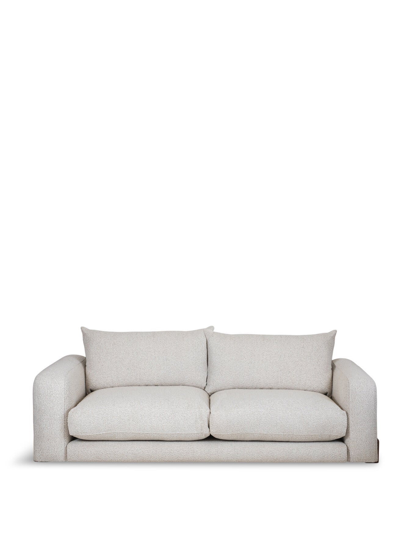 Nuvola 4-Seater Sofa Chunky Bouclé Ecru