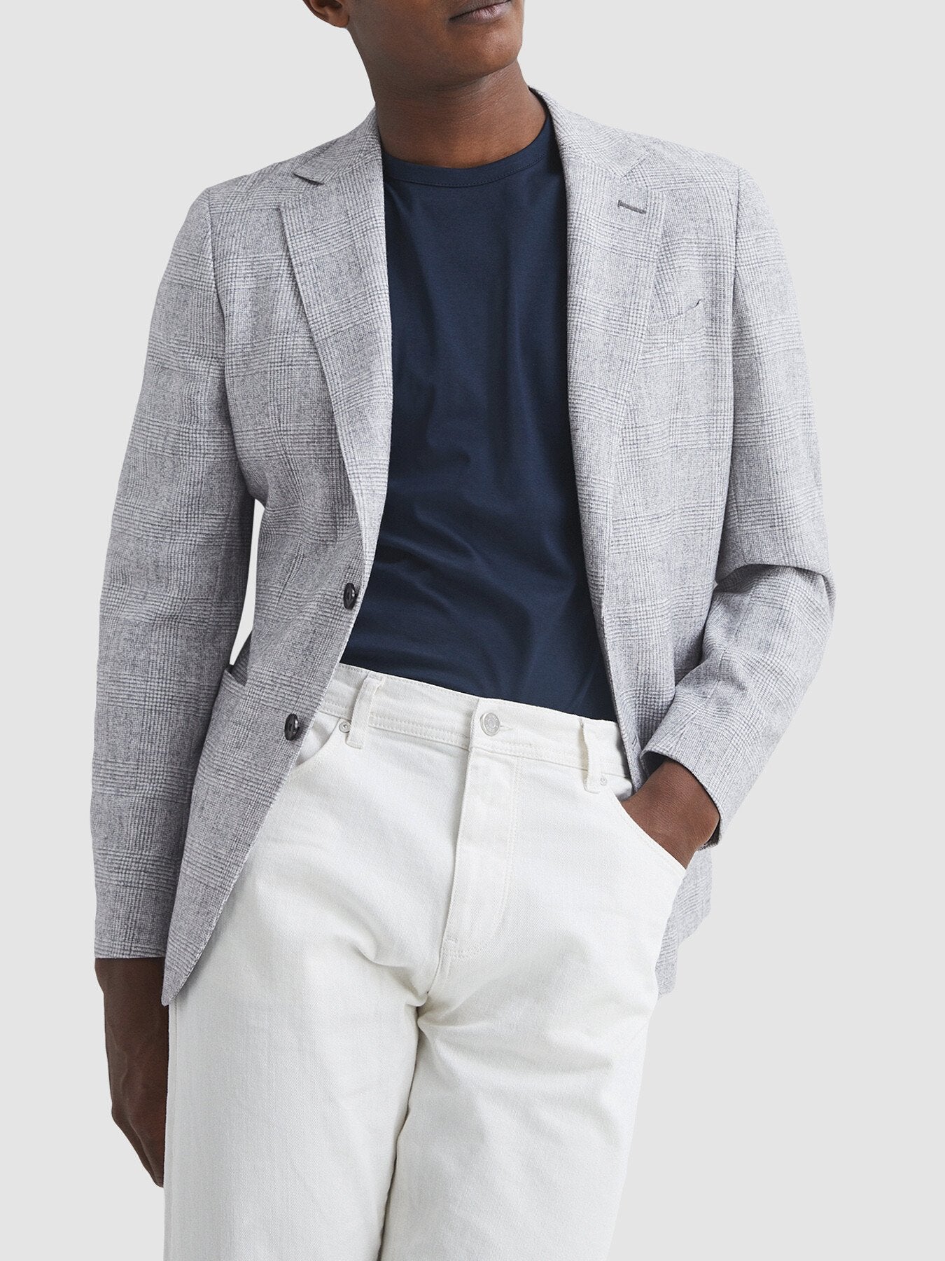 Lindhurst Single Breasted Check Blazer