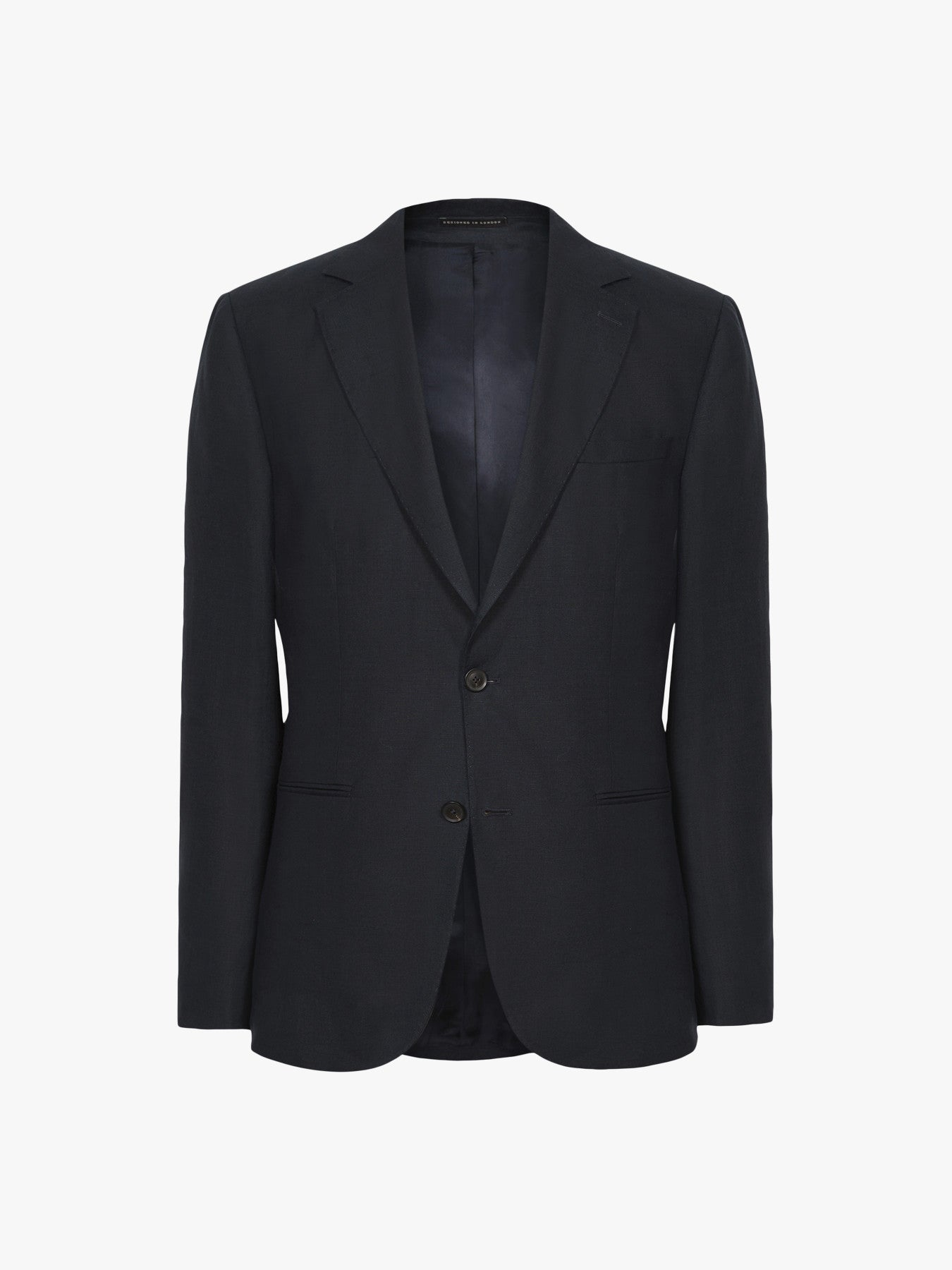 Kin Slim Fit Single Breasted Linen Blazer