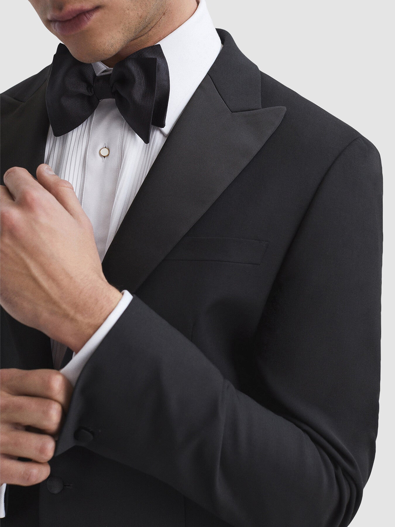 Poker Modern Fit Single Breasted Tuxedo Jacket