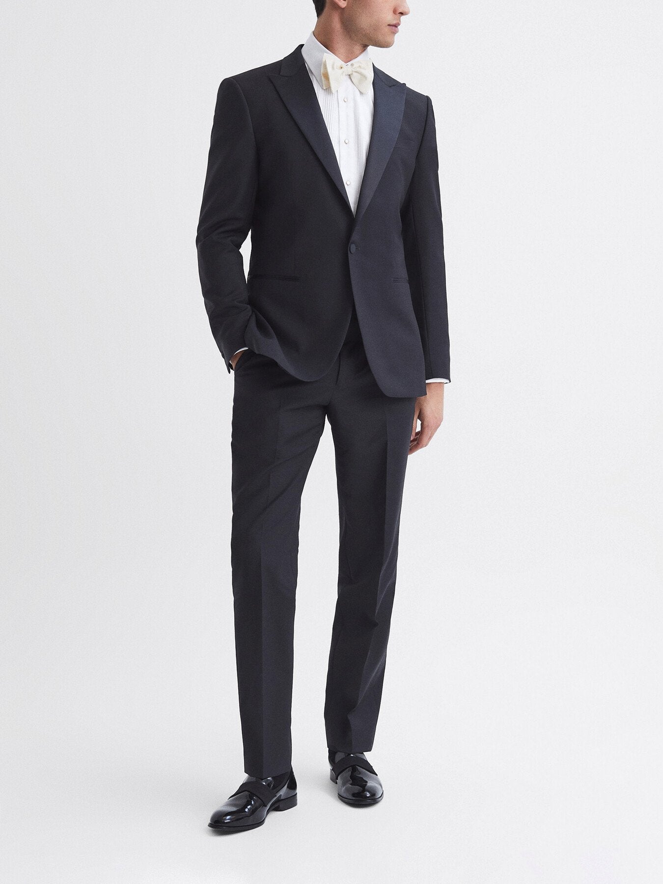 Poker Modern Fit Single Breasted Tuxedo Jacket