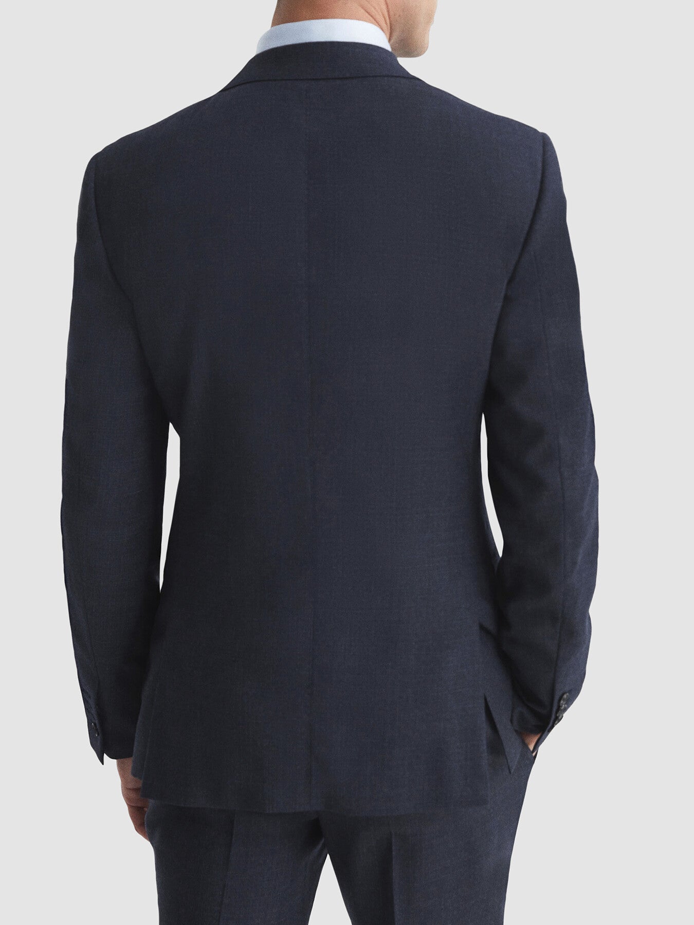 Dunn Slim Fit Wool Textured Single Breasted Blazer