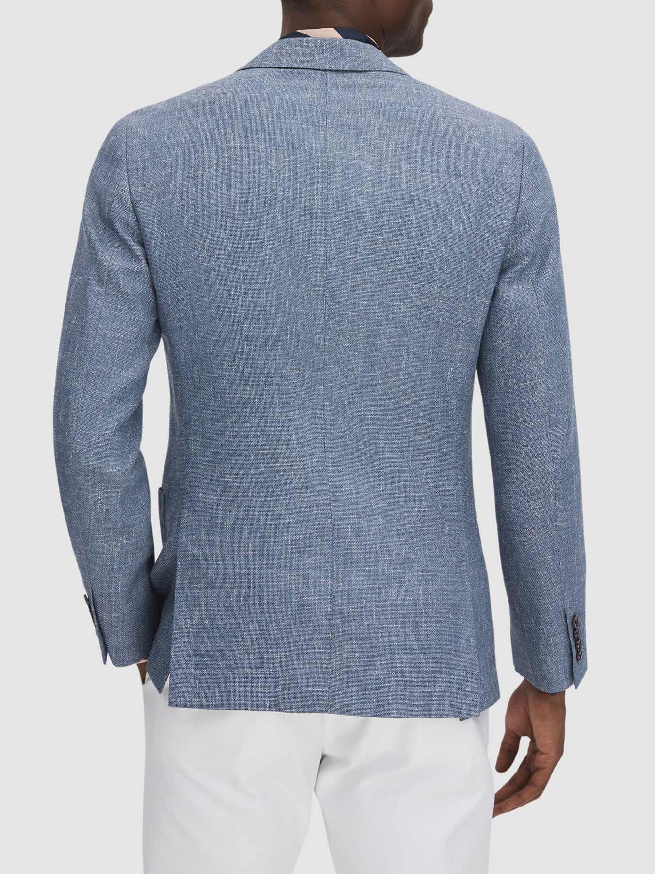 Ravenswood Slim Fit Single Breasted Wool Blend Blazer