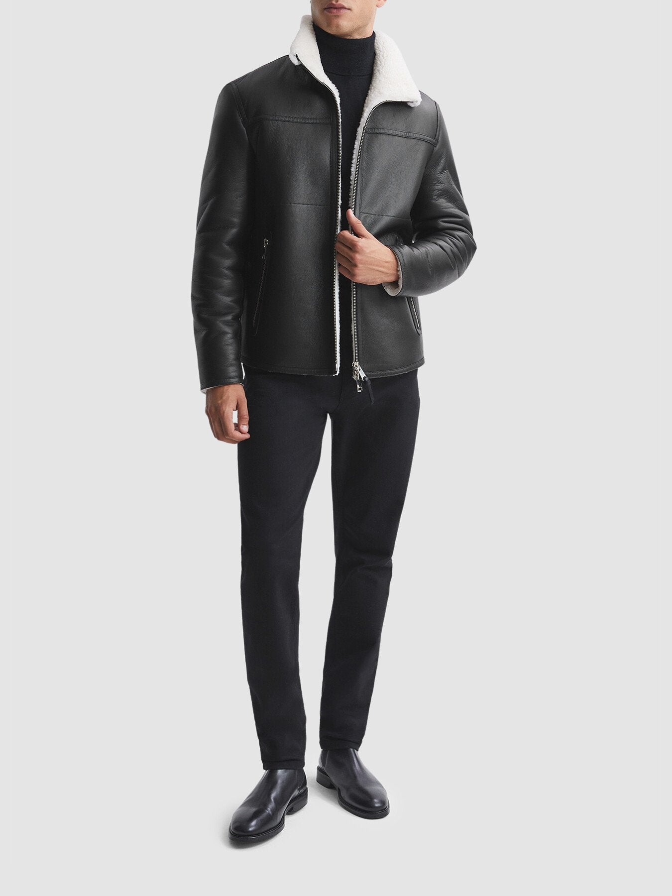 Brankos Leather Sheepskin Jacket