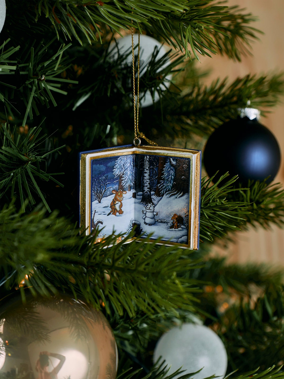 The Gruffalo Open Book Christmas Decoration 6cm