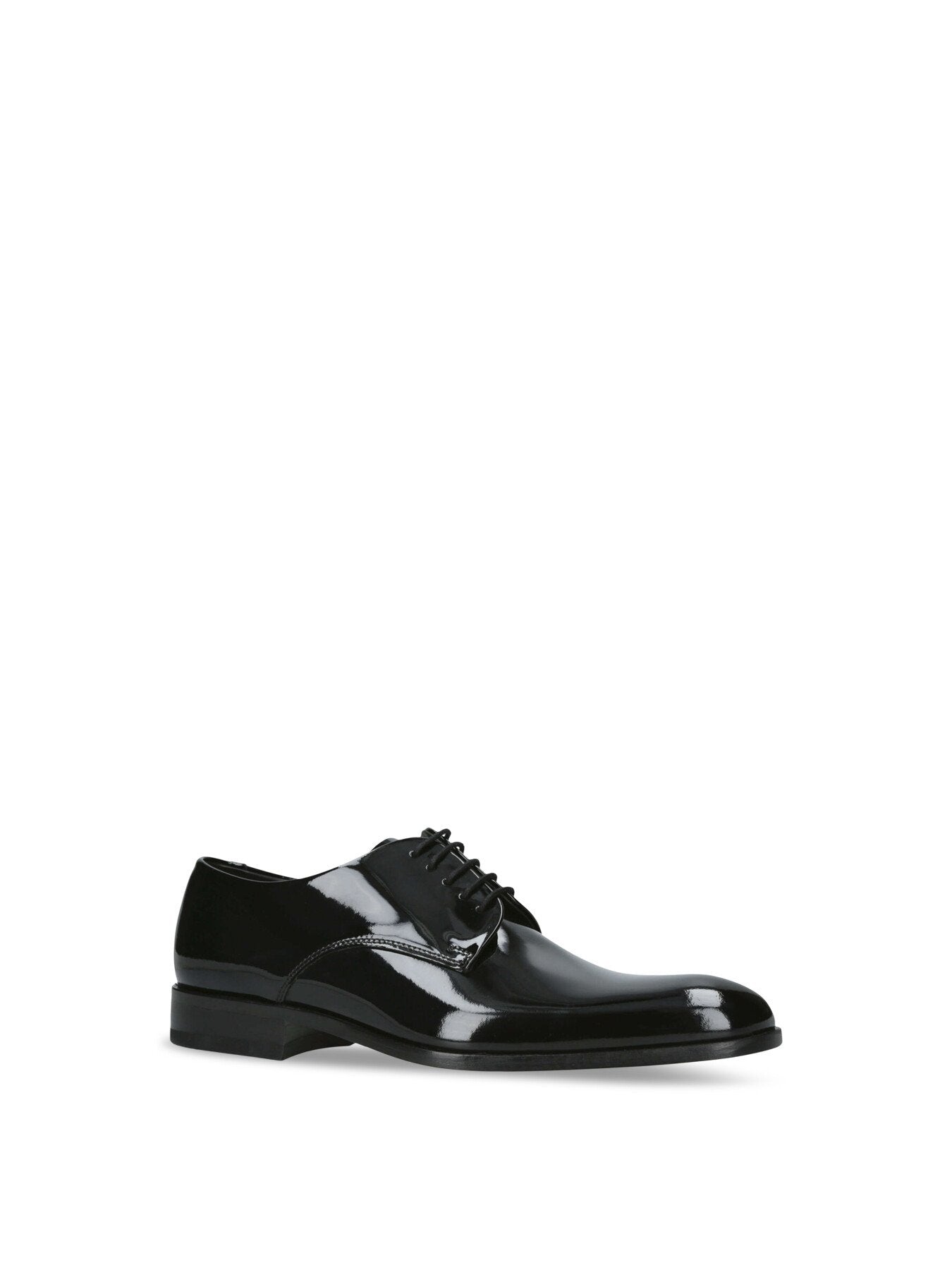 Patent Derby Shoes Black