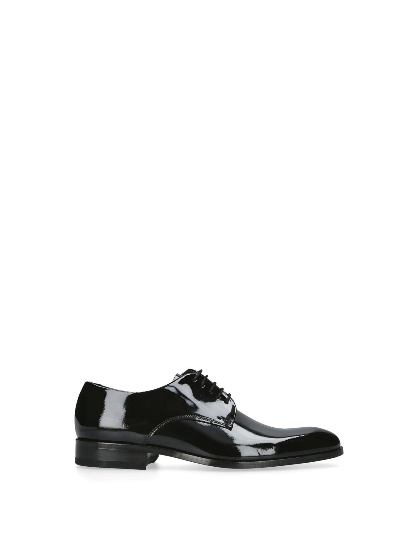 Patent Derby Shoes Black