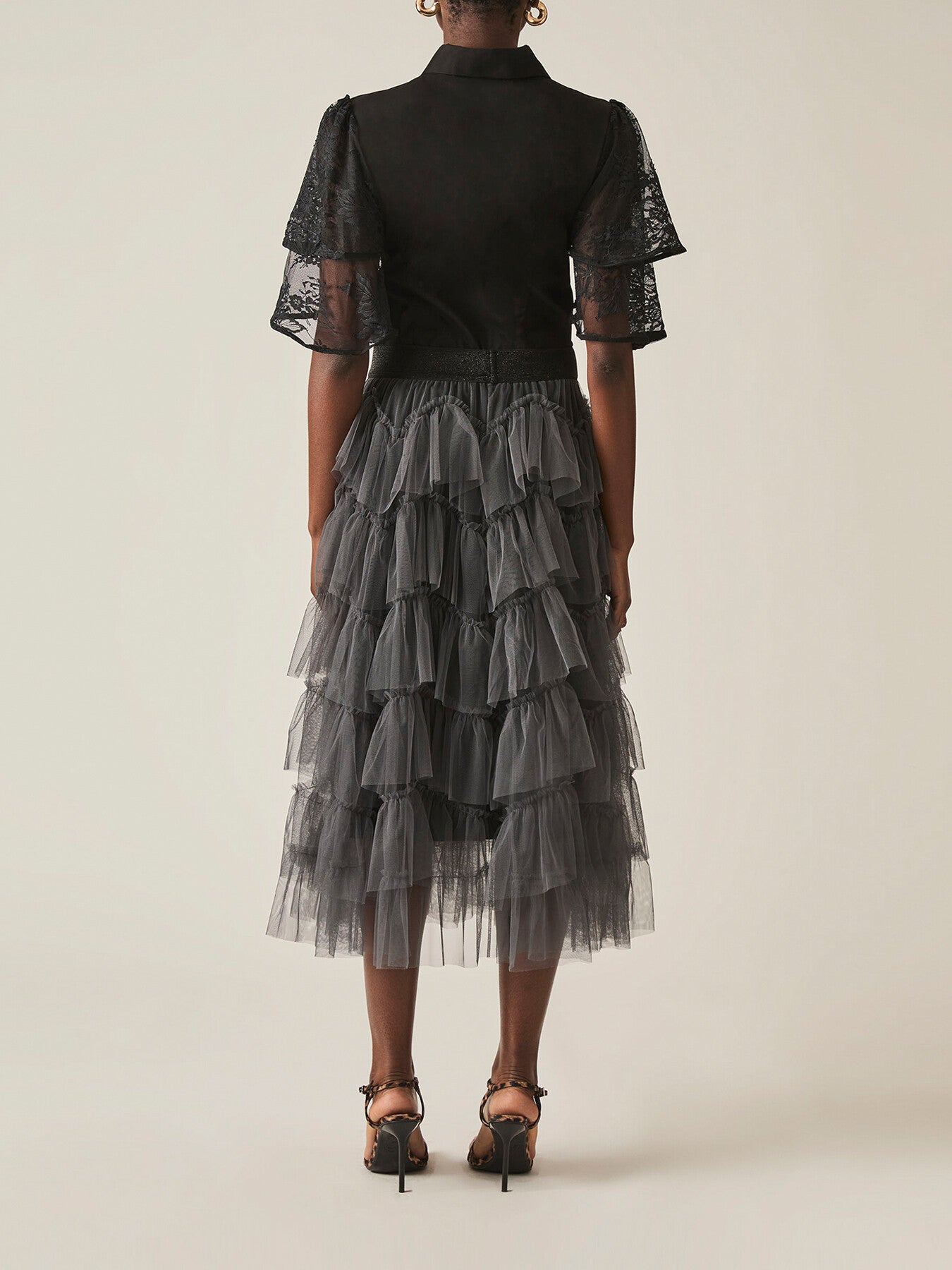 Organza Ruffle Skirt