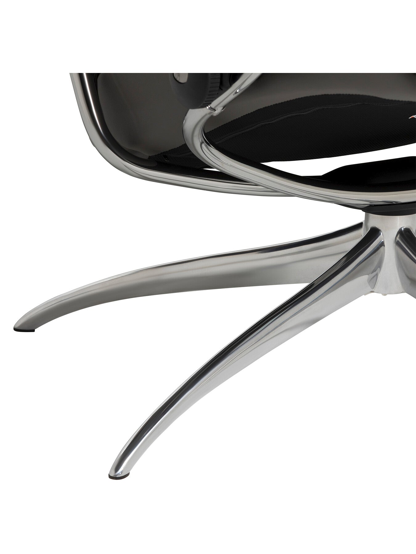 Grey Tokyo Grey Leather Recliner Chair And Footstool