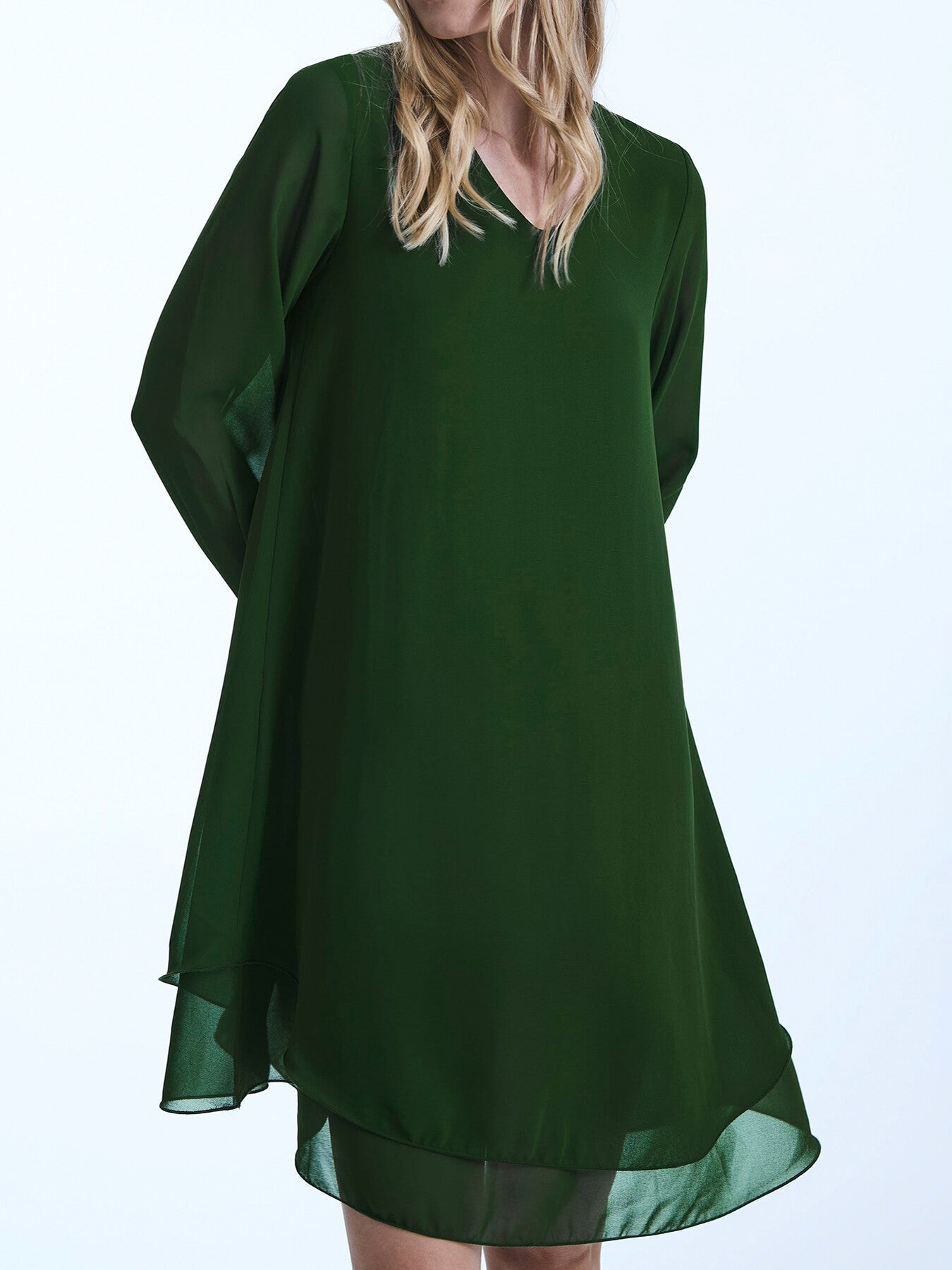 Wave Hem Dress