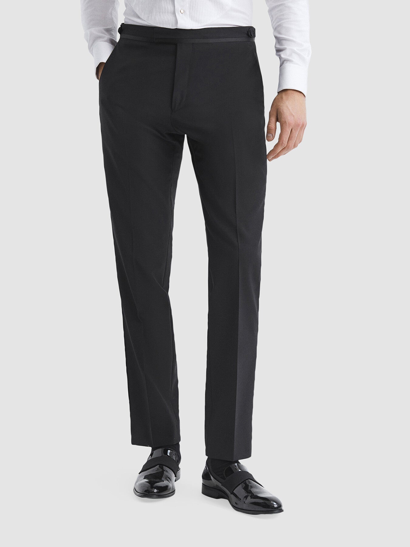 Poker Modern Fit Tuxedo Trousers