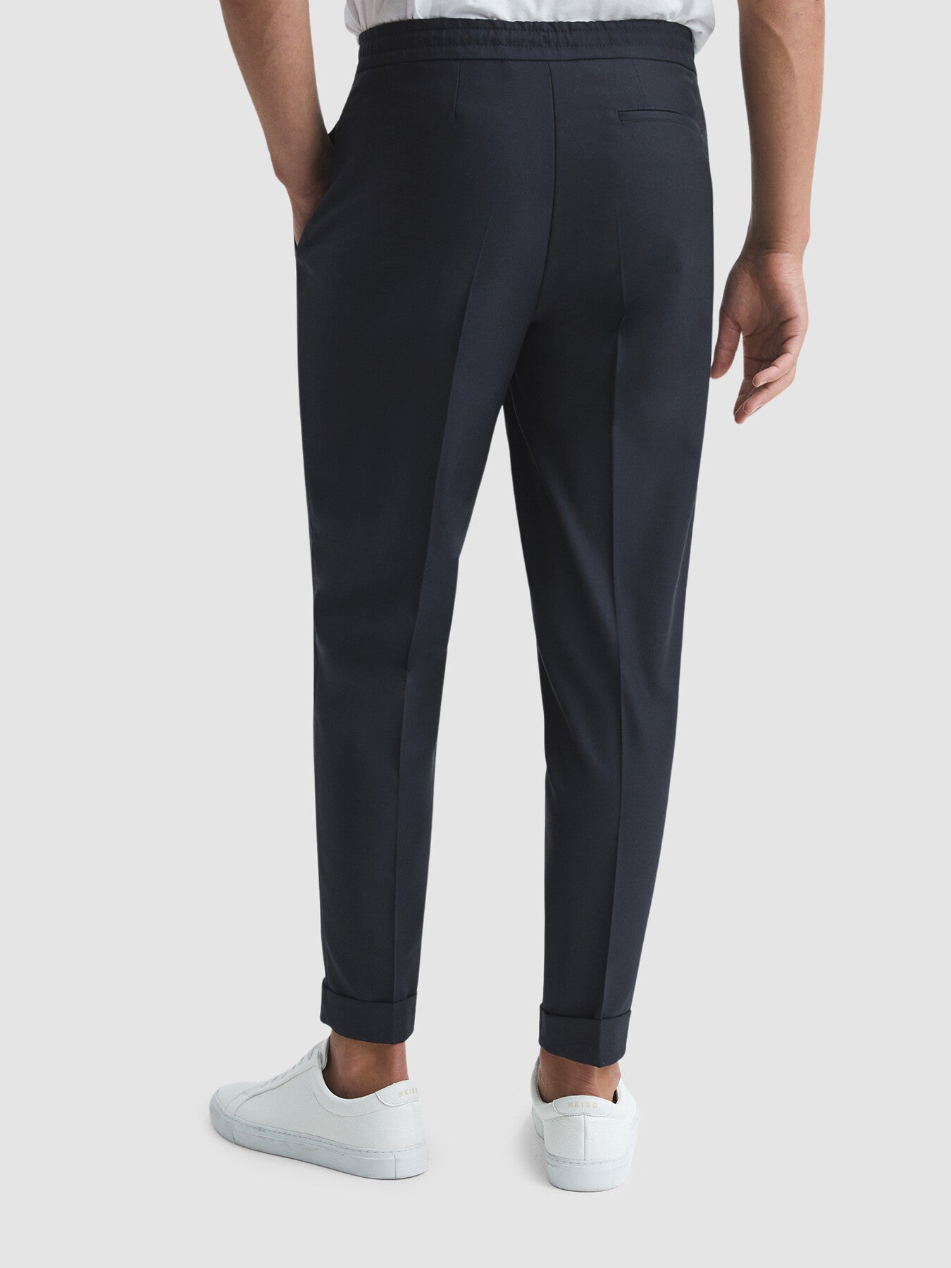Brighton Relaxed Pleated Tapered Trousers