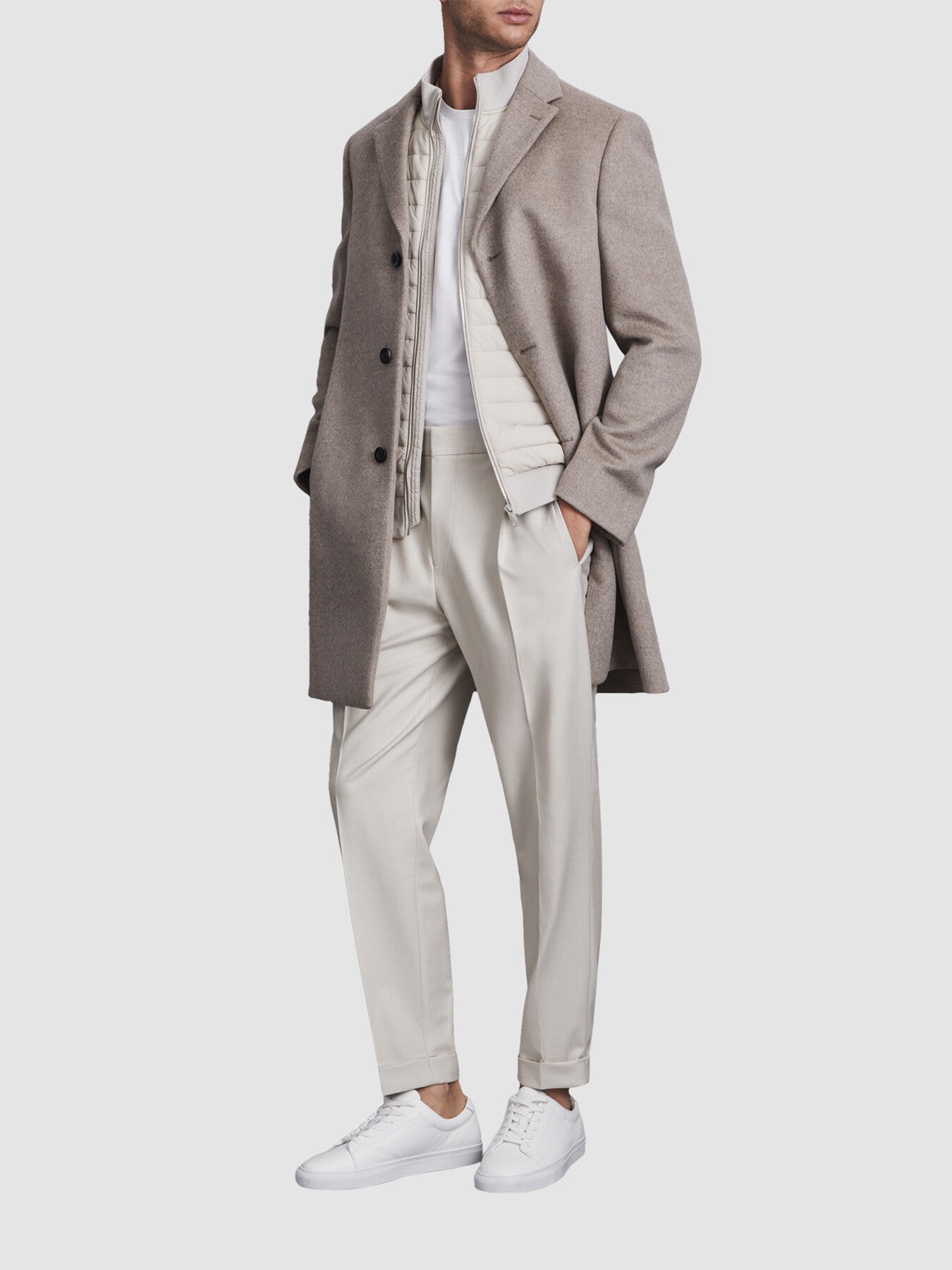 Brighton Relaxed Drawstring Trousers With Turn-Ups