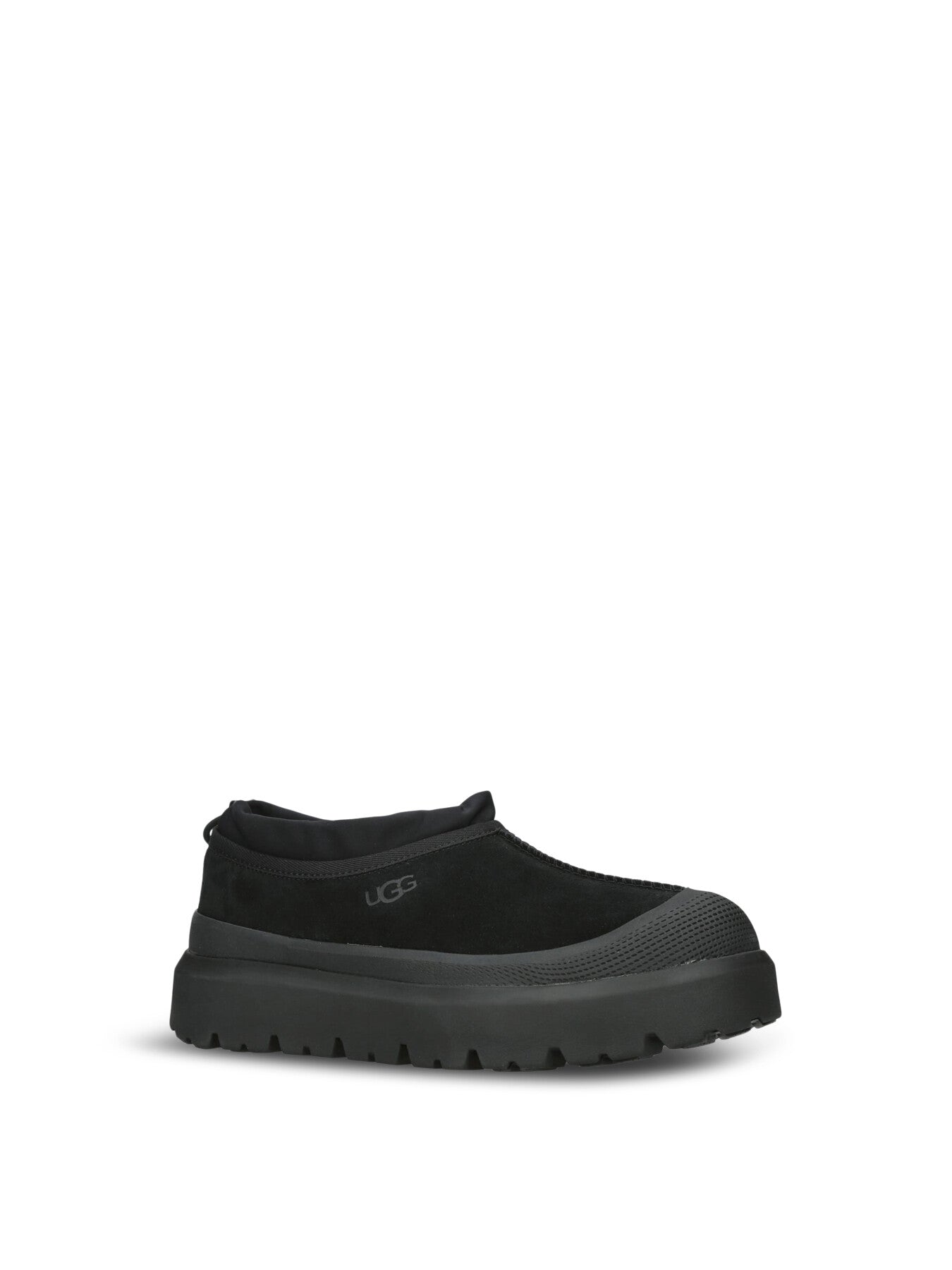 Mens Tasman Weather Suede Mules Black