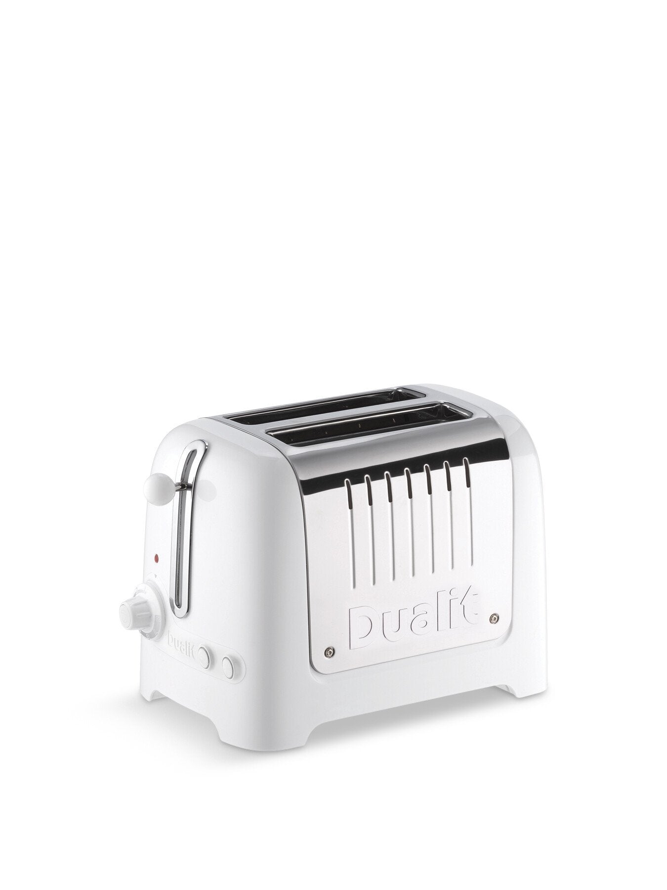 2 Slot Lit Pop Toaster White
